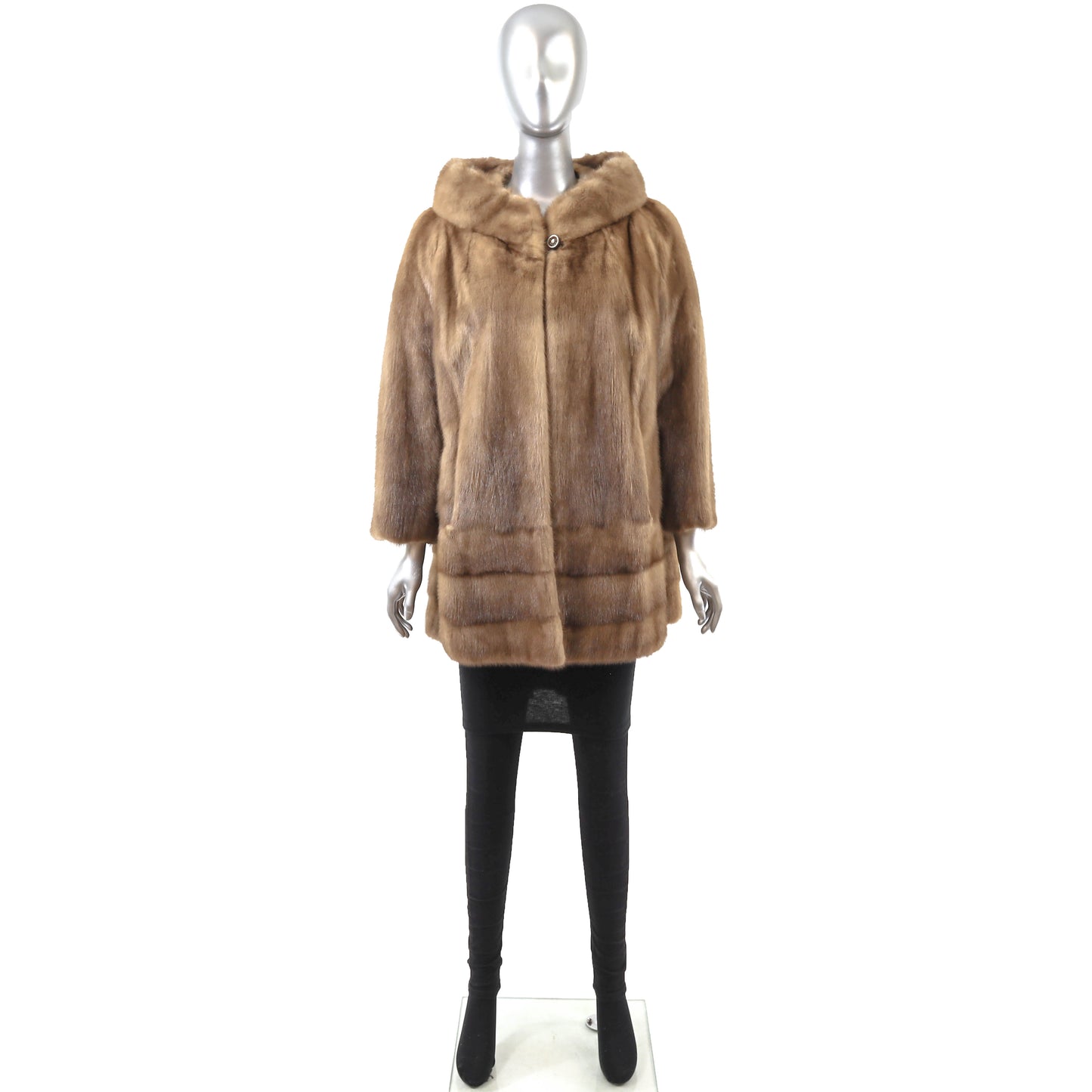 Light Brown Mink Jacket- Size M