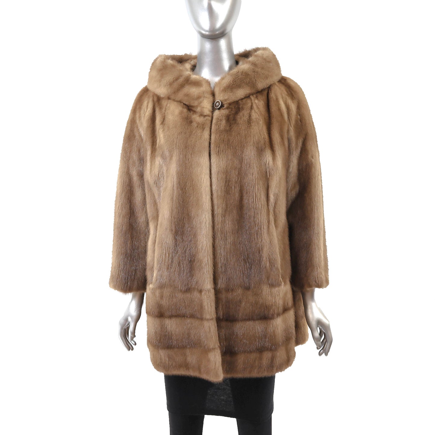 Light Brown Mink Jacket- Size M