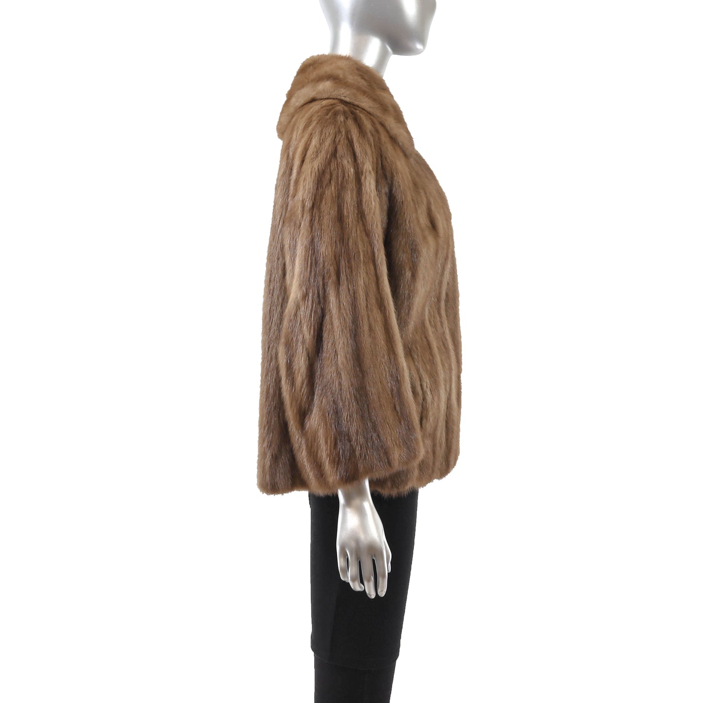 Light Brown Mink Jacket- Size L