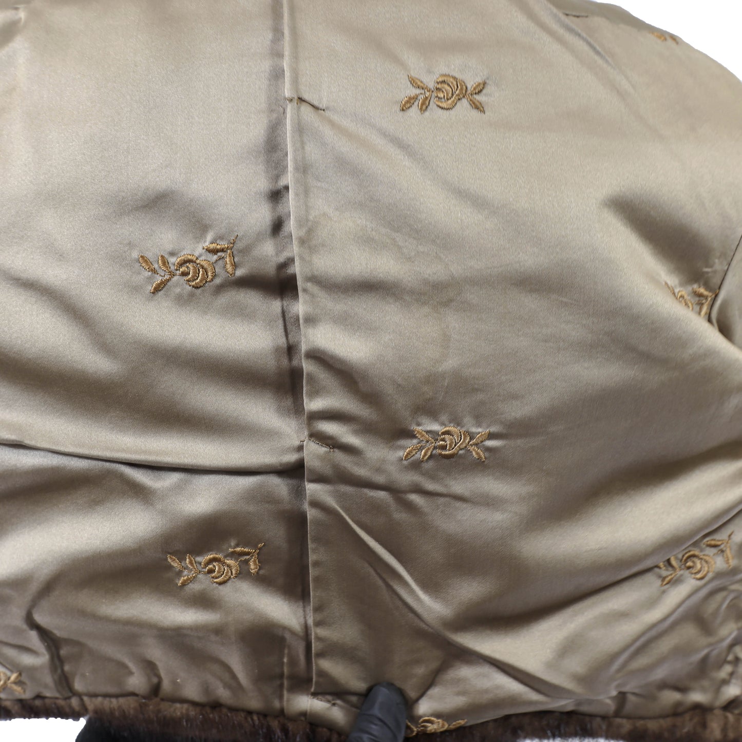 Brown Mink Bolero Jacket- Size XS