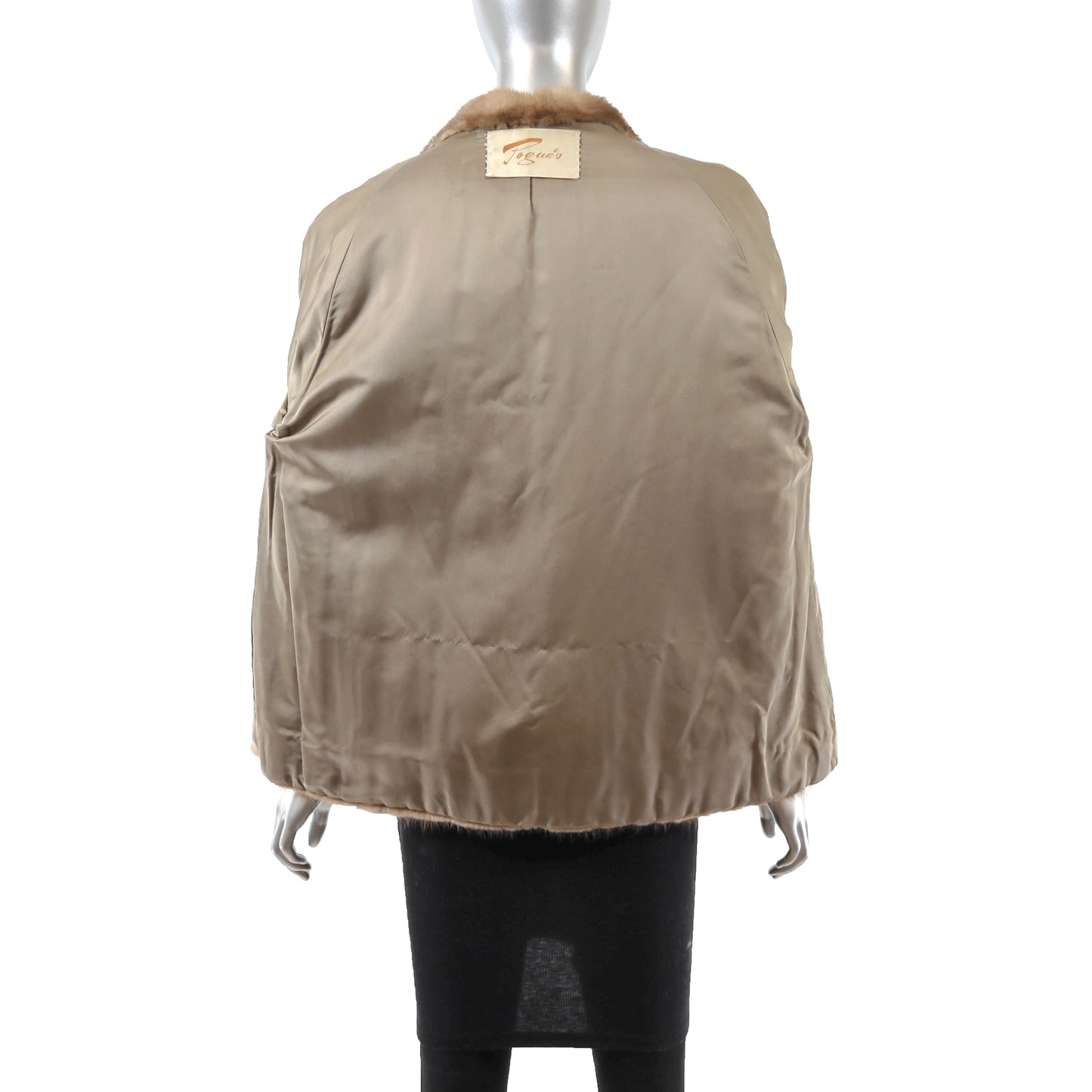Light Brown Mink Jacket- Size L