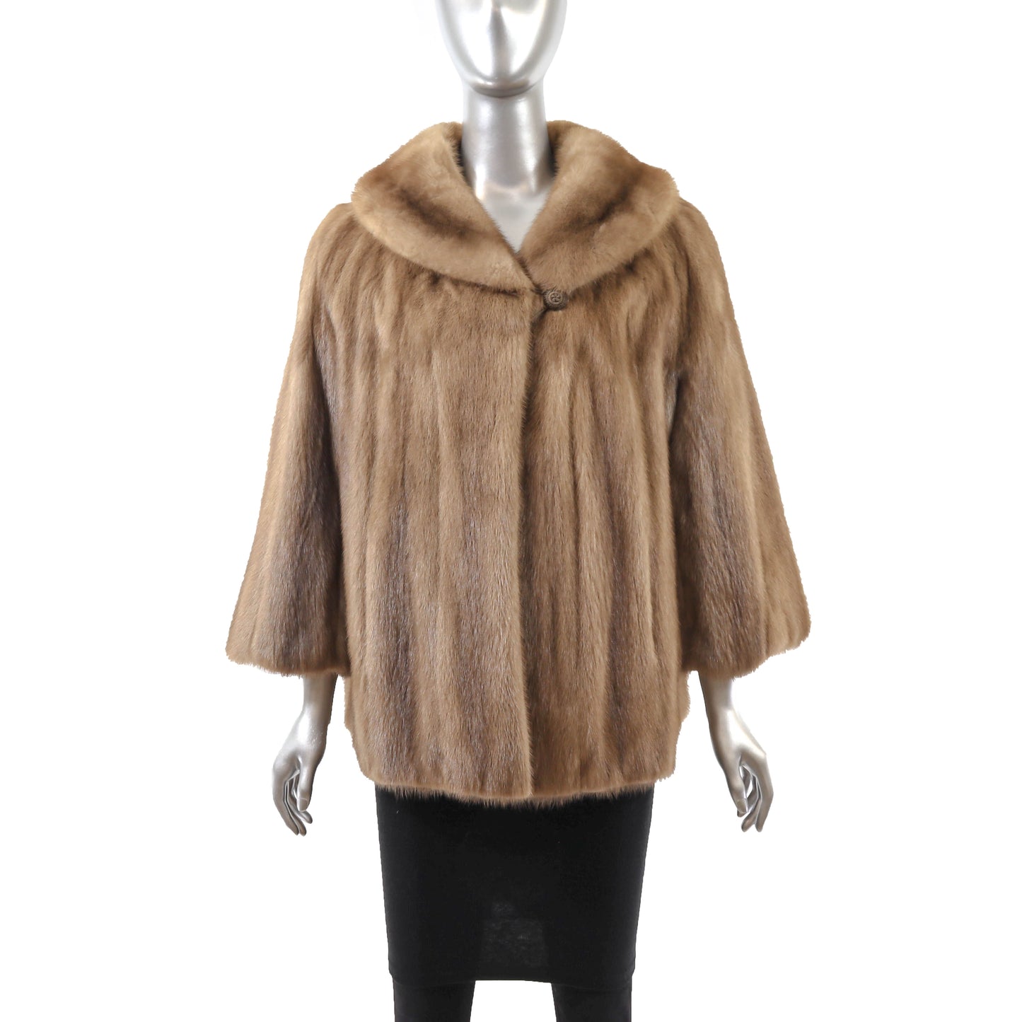 Light Brown Mink Jacket- Size L