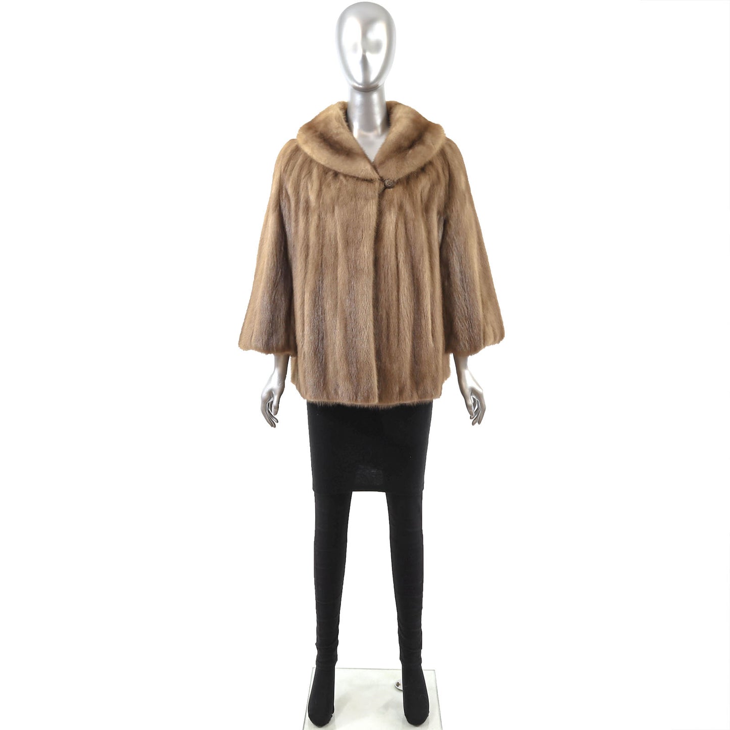 Light Brown Mink Jacket- Size L