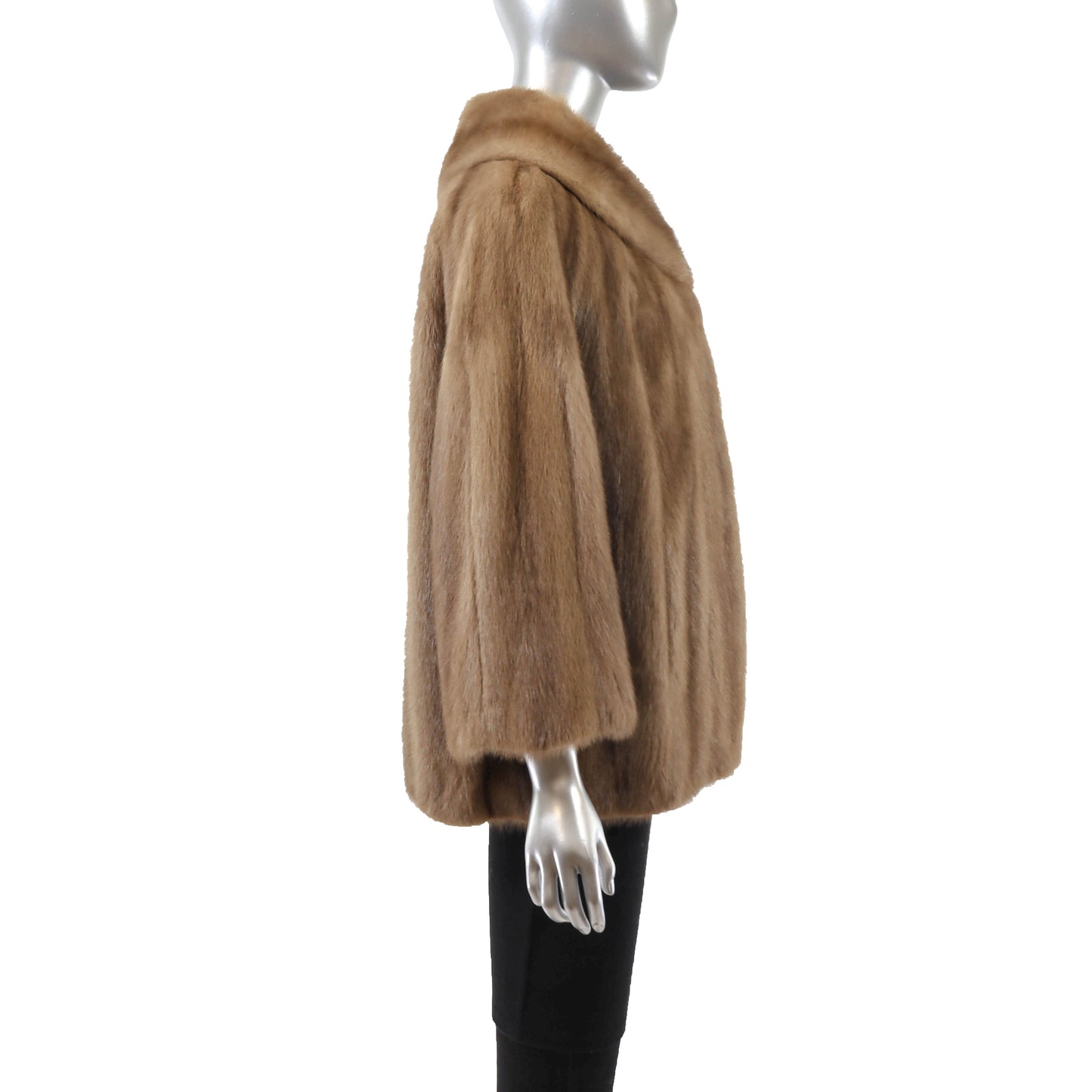 Light Brown Mink Jacket- Size L