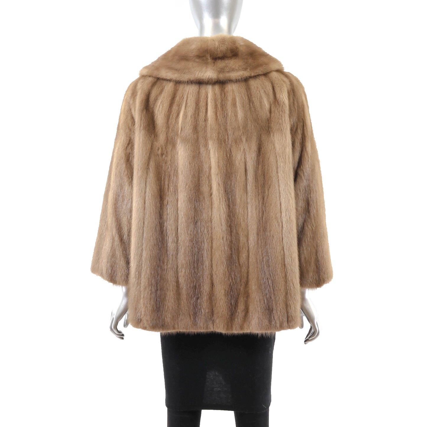 Light Brown Mink Jacket- Size L