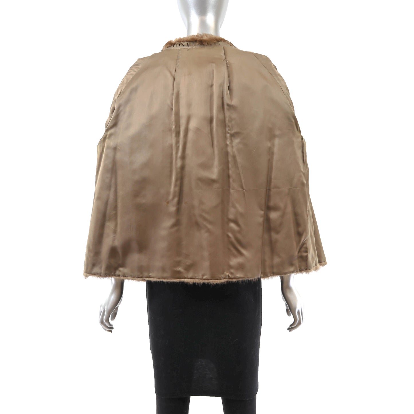 Light Brown Mink Jacket- Size L