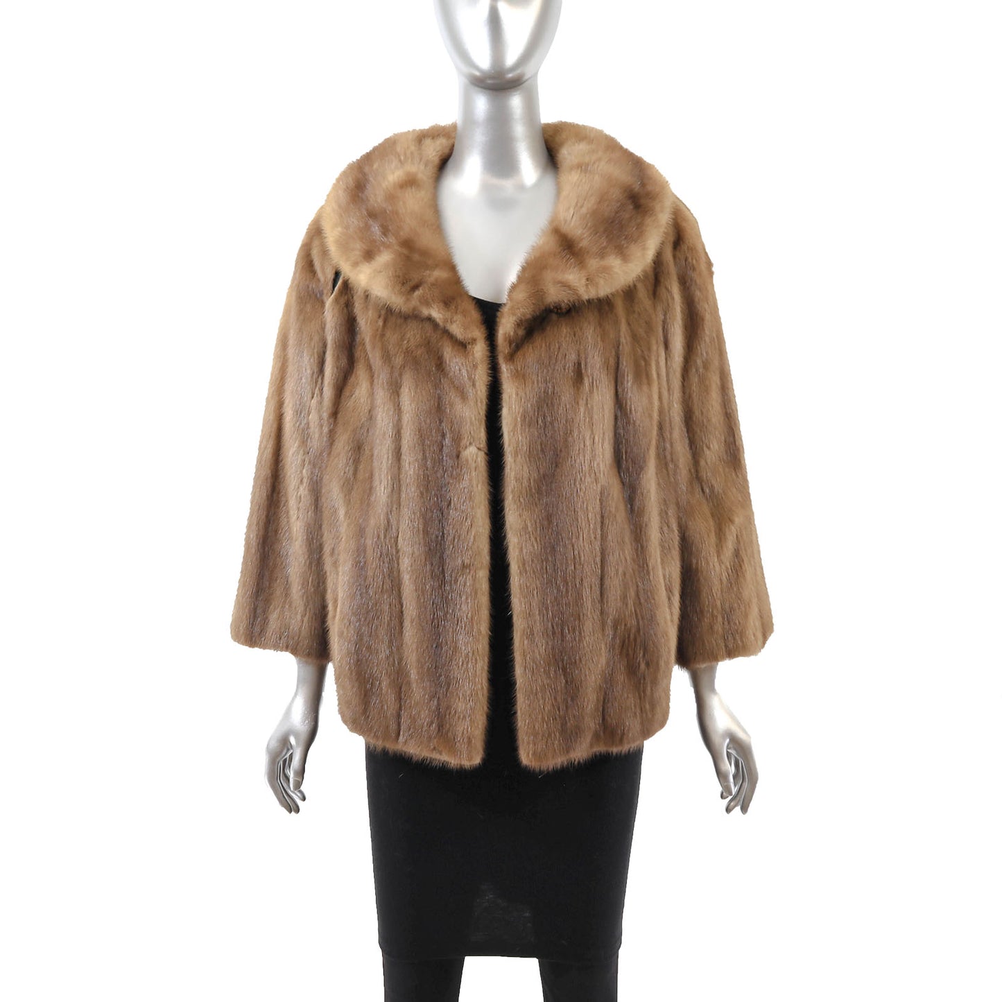 Light Brown Mink Jacket- Size L