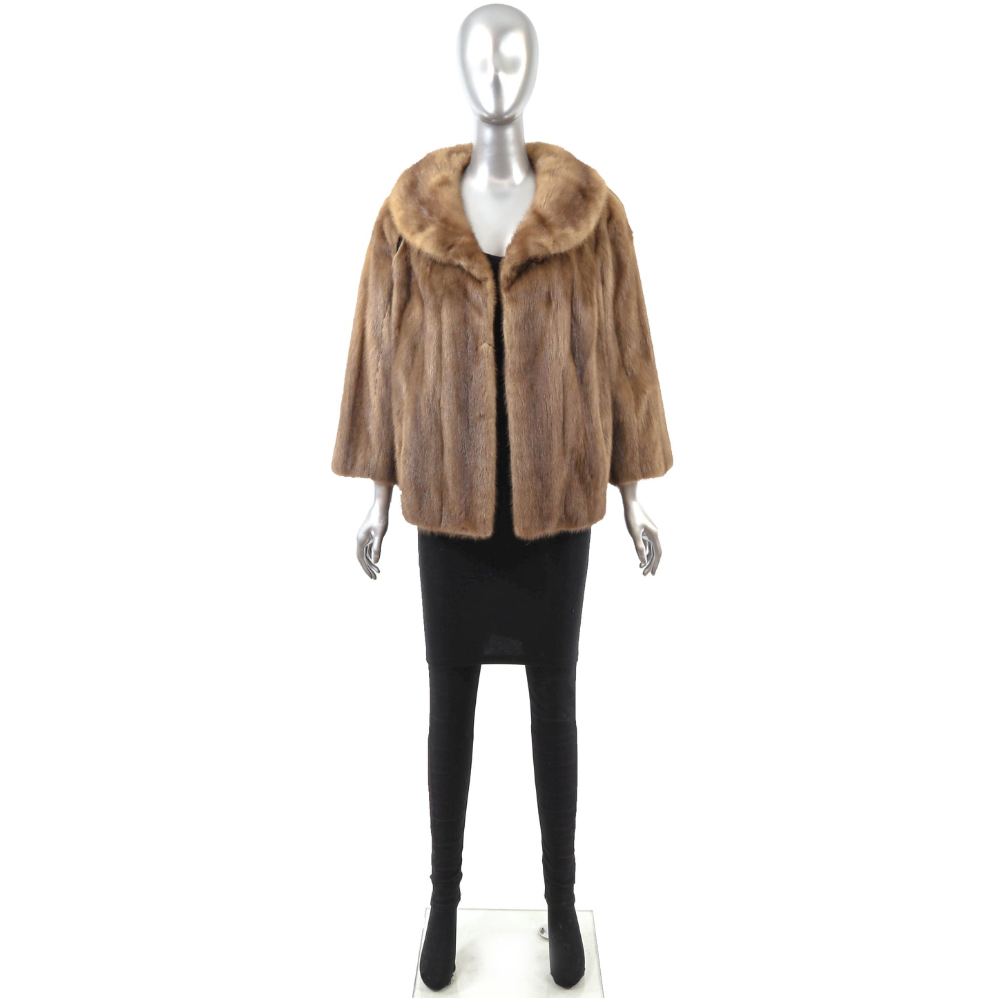 Light Brown Mink Jacket- Size L