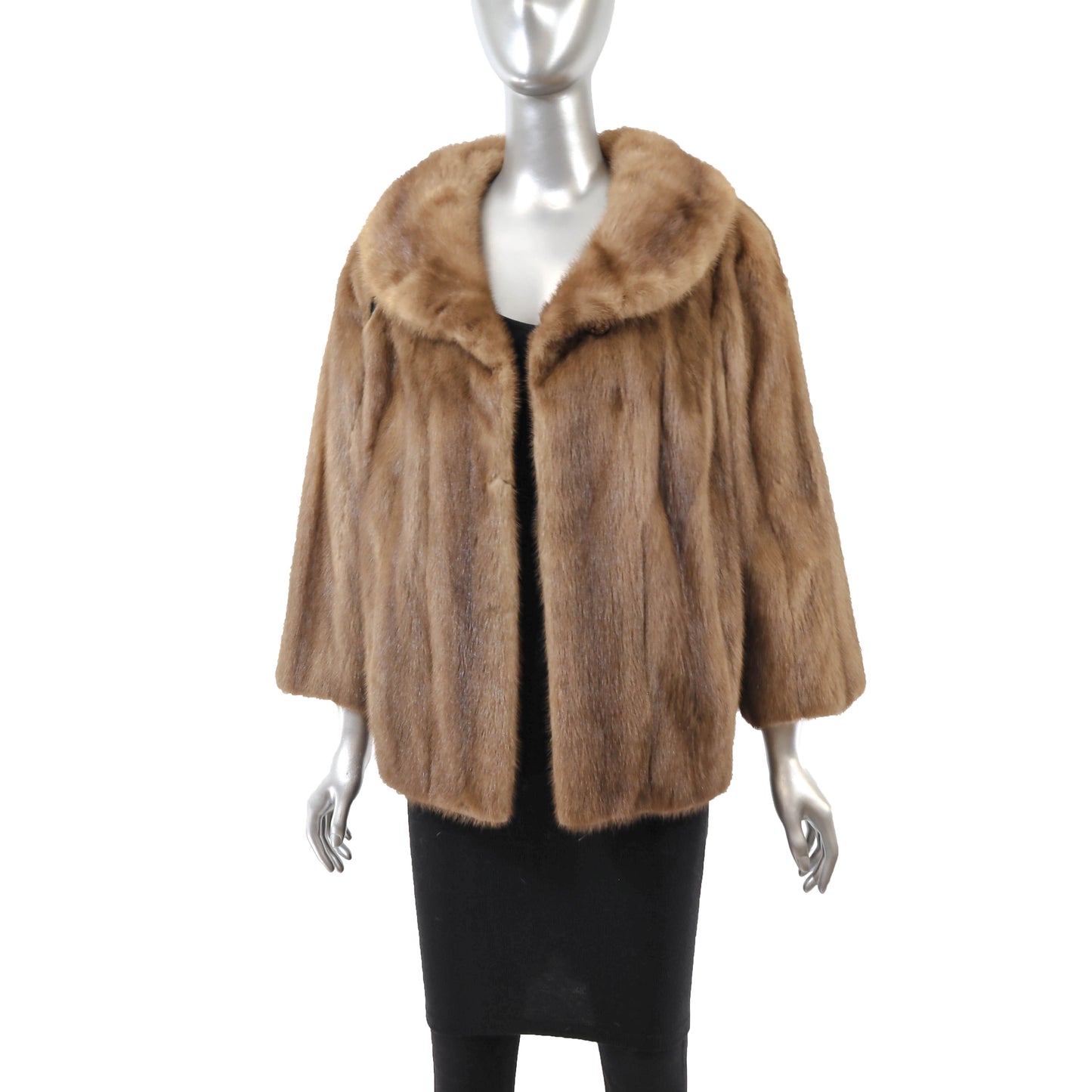 Light Brown Mink Jacket- Size L