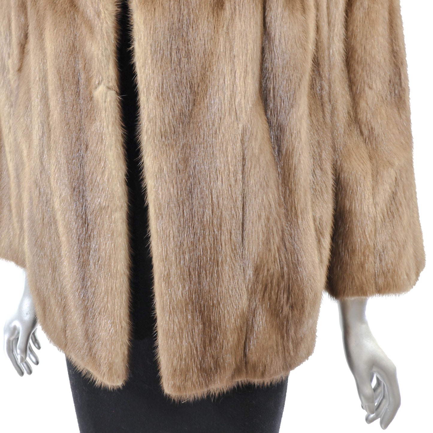Light Brown Mink Jacket- Size L