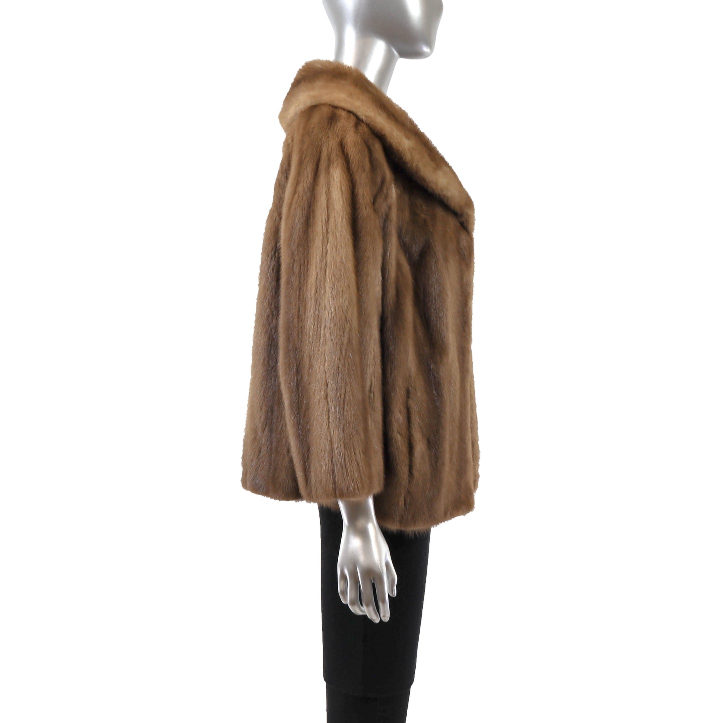 Light Brown Mink Jacket- Size L