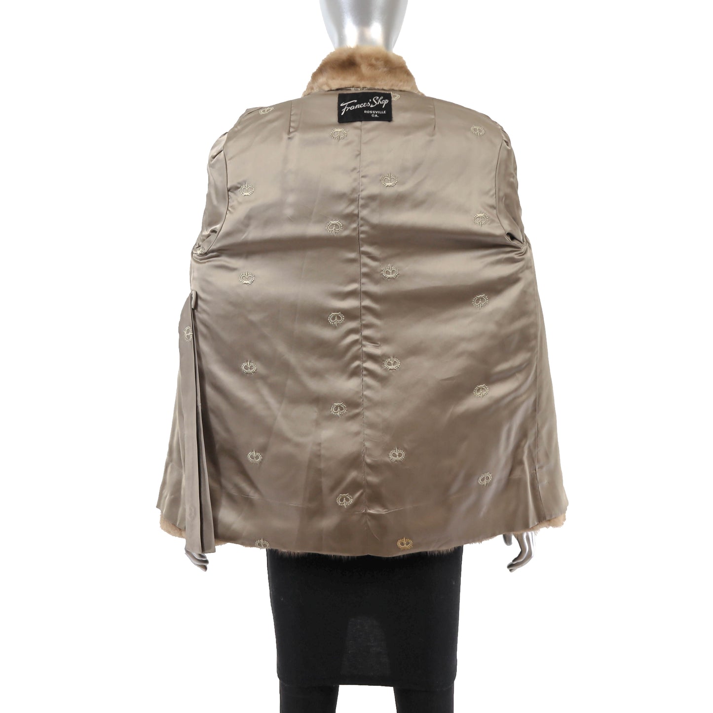 Pastel Mink Jacket- Size M