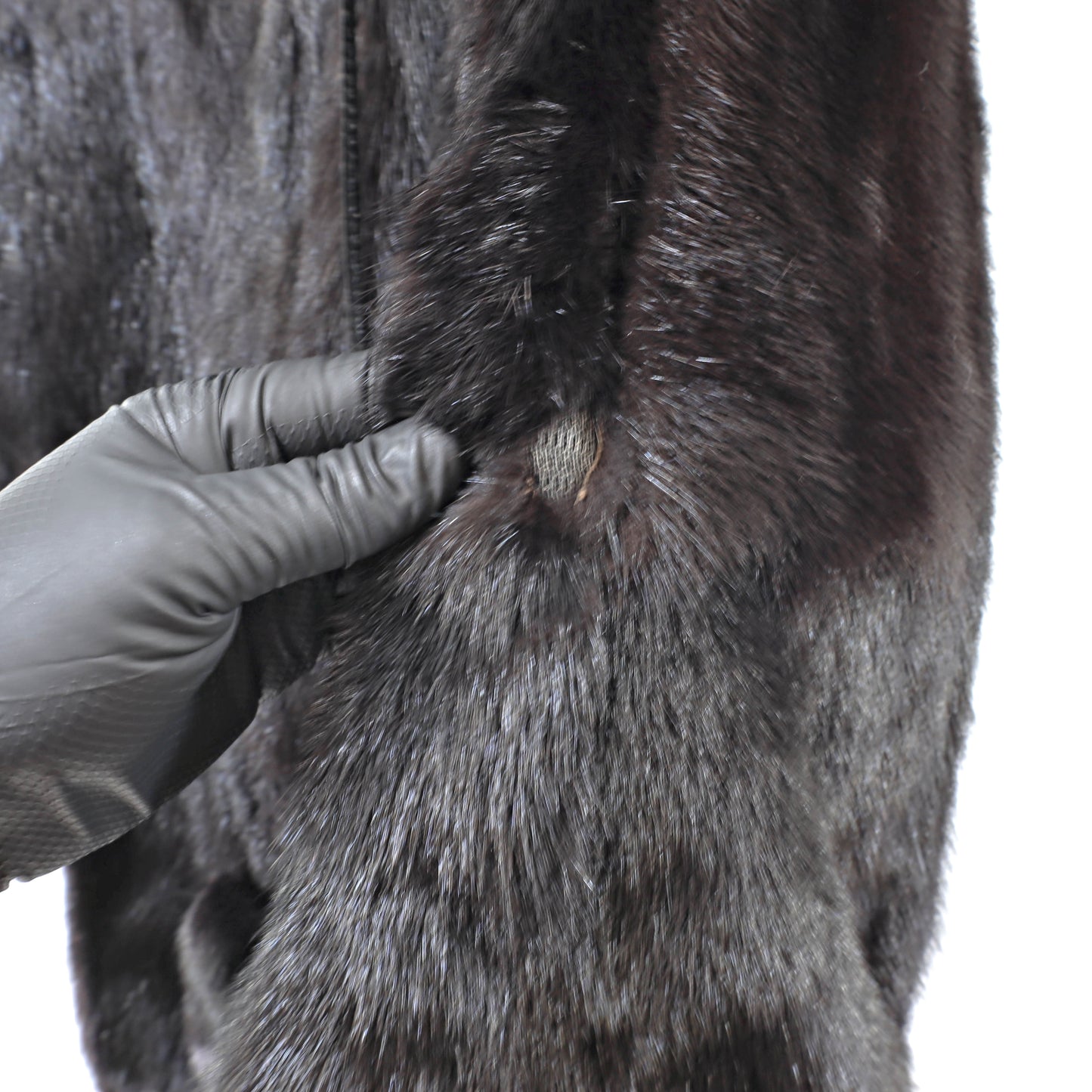 Maximilian Black Mink Jacket- Size XL