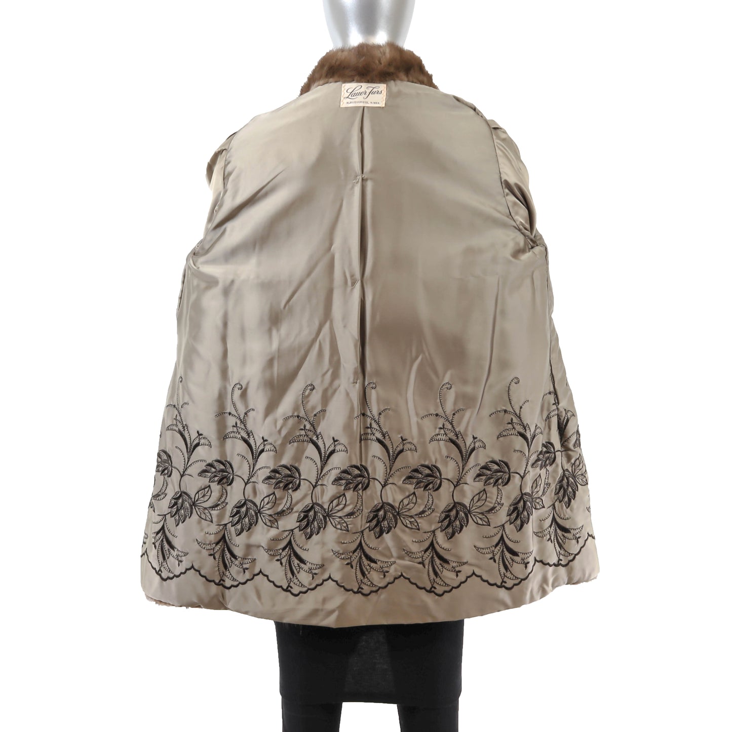 Light Brown Mink Jacket- Size M