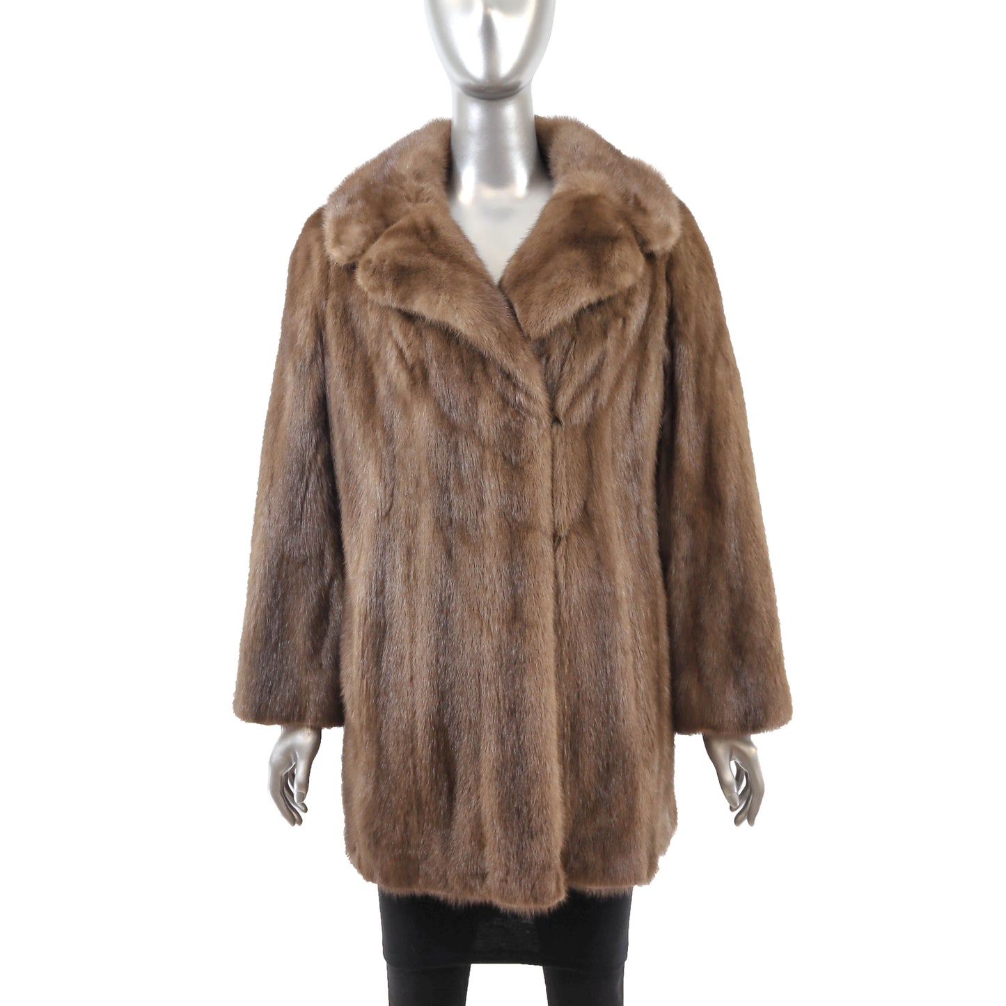 Light Brown Mink Jacket- Size M