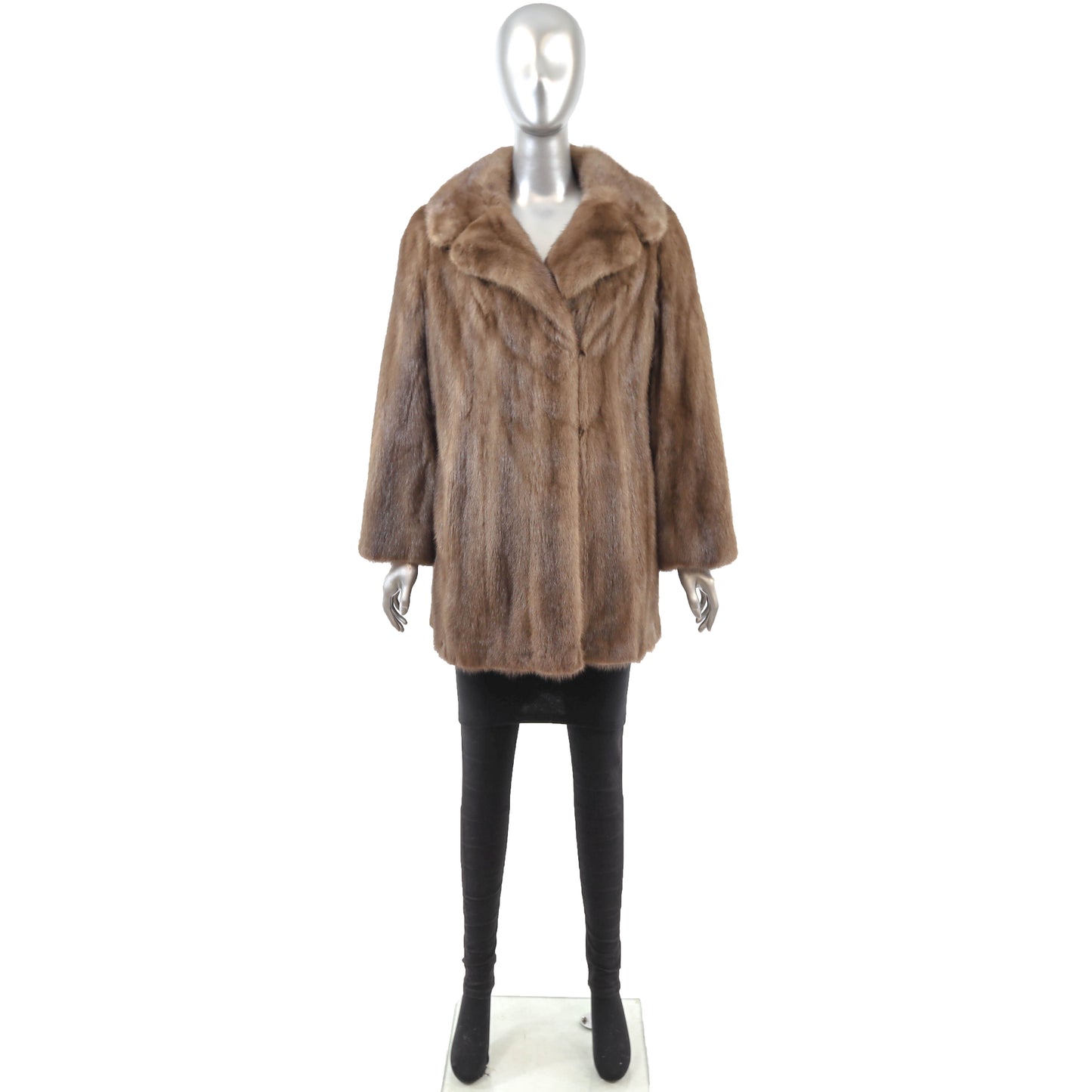 Light Brown Mink Jacket- Size M