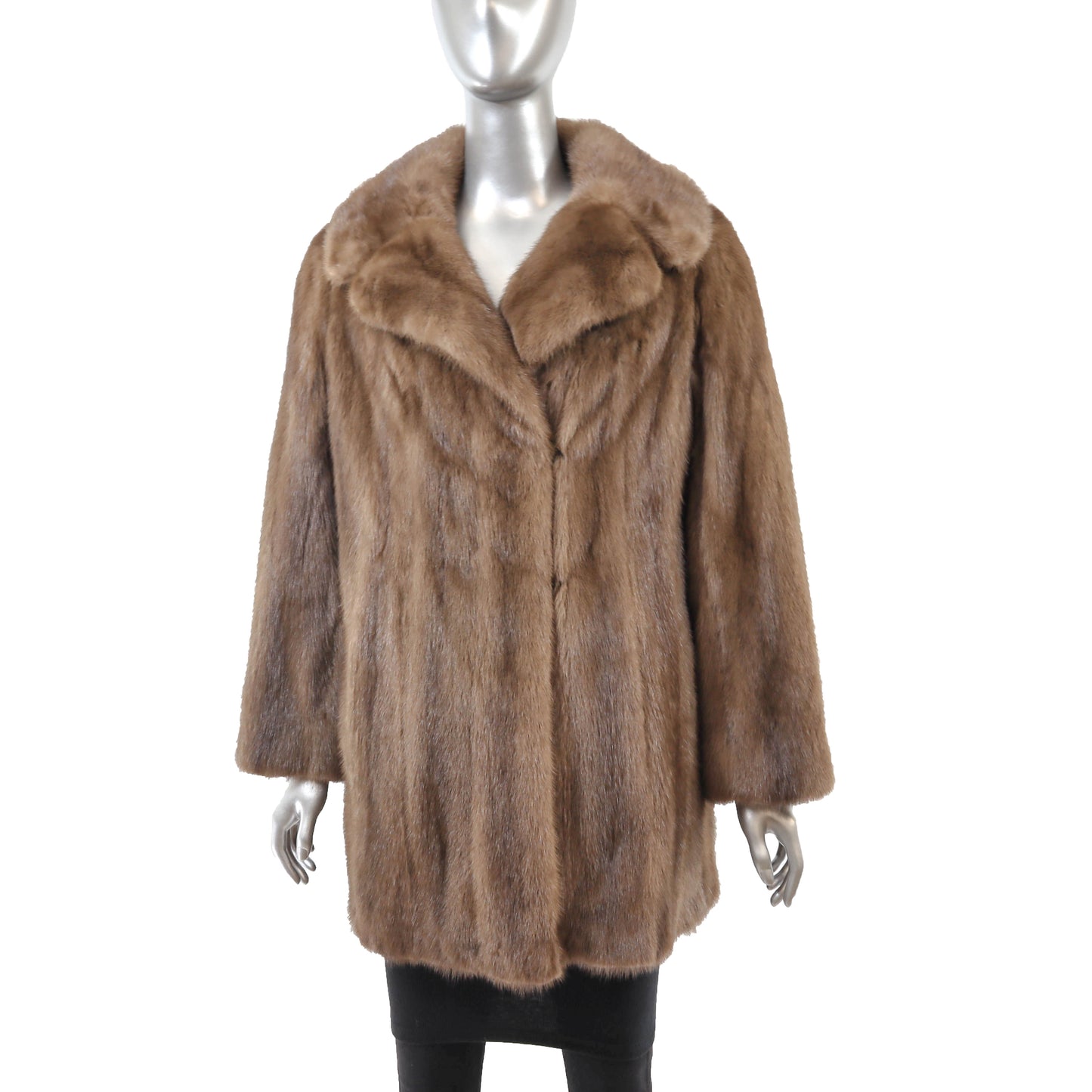 Light Brown Mink Jacket- Size M