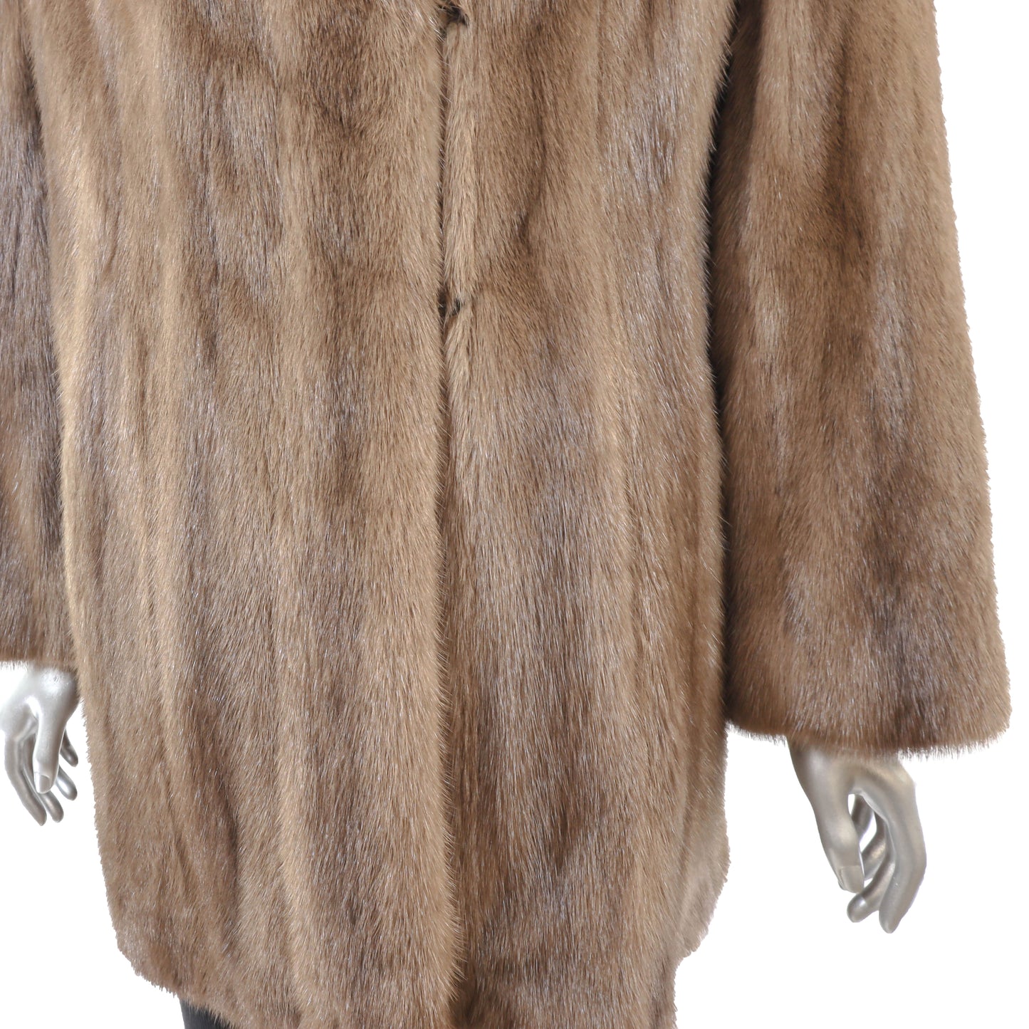 Light Brown Mink Jacket- Size M