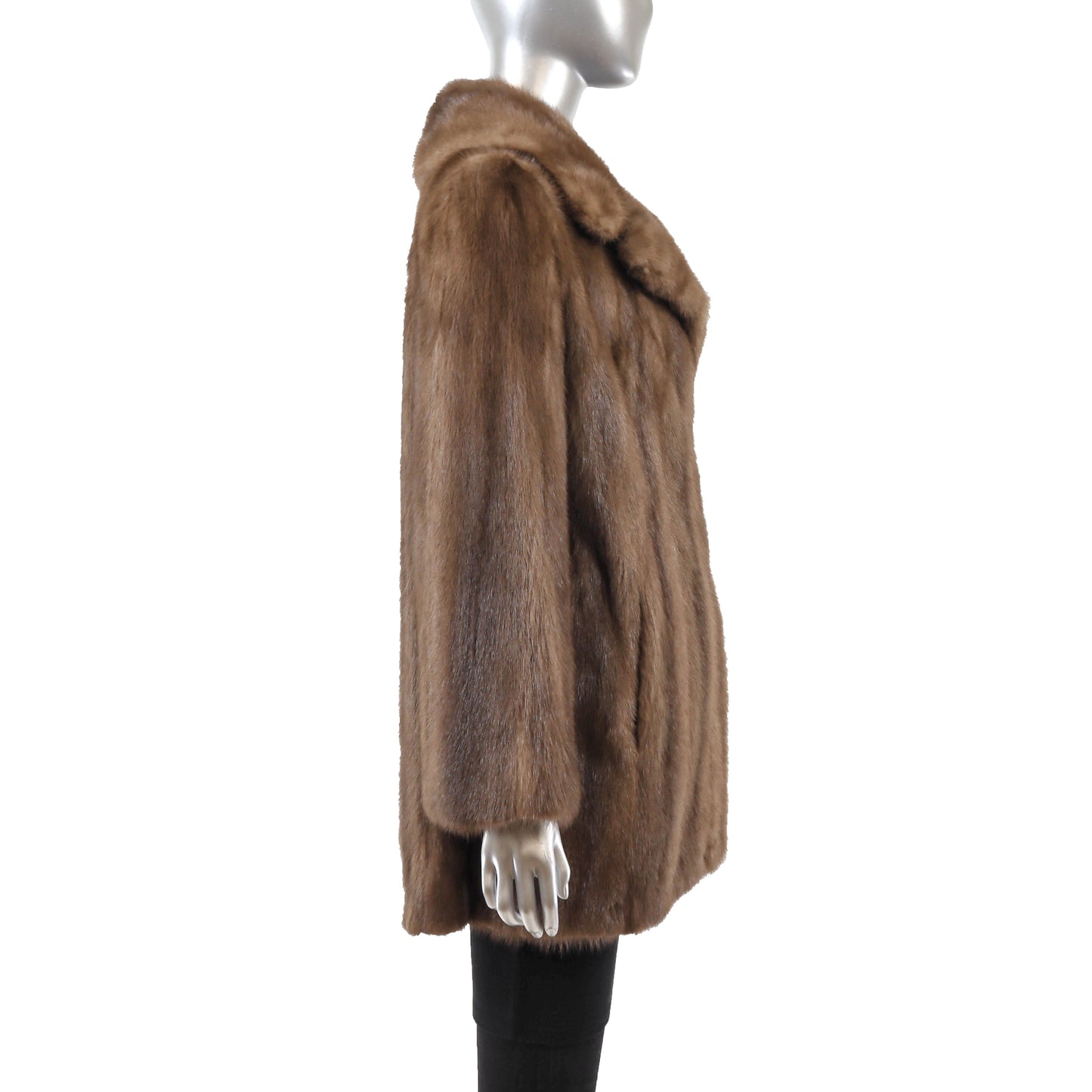 Light Brown Mink Jacket- Size M