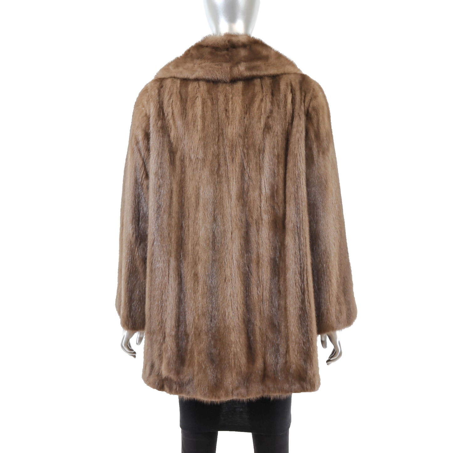 Light Brown Mink Jacket- Size M