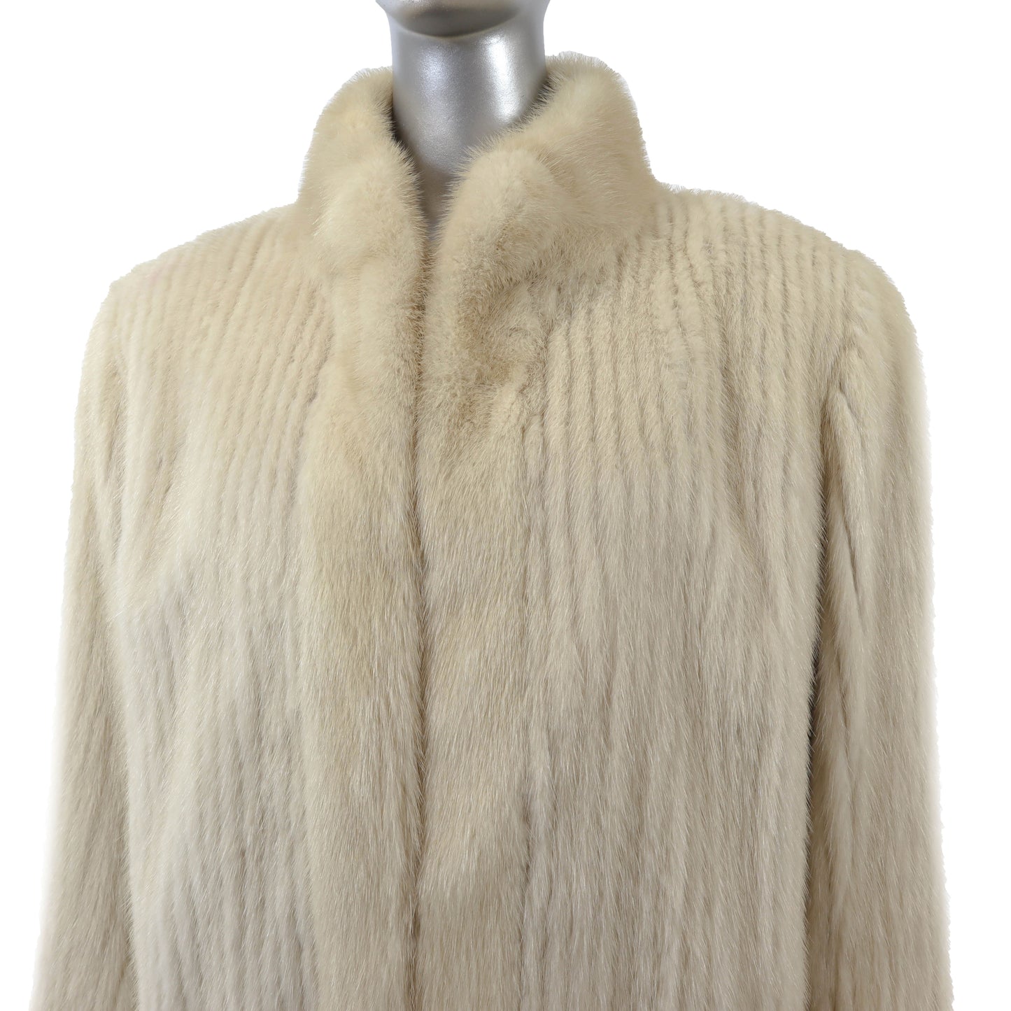 Pastel Corded Mink Jacket- Size M