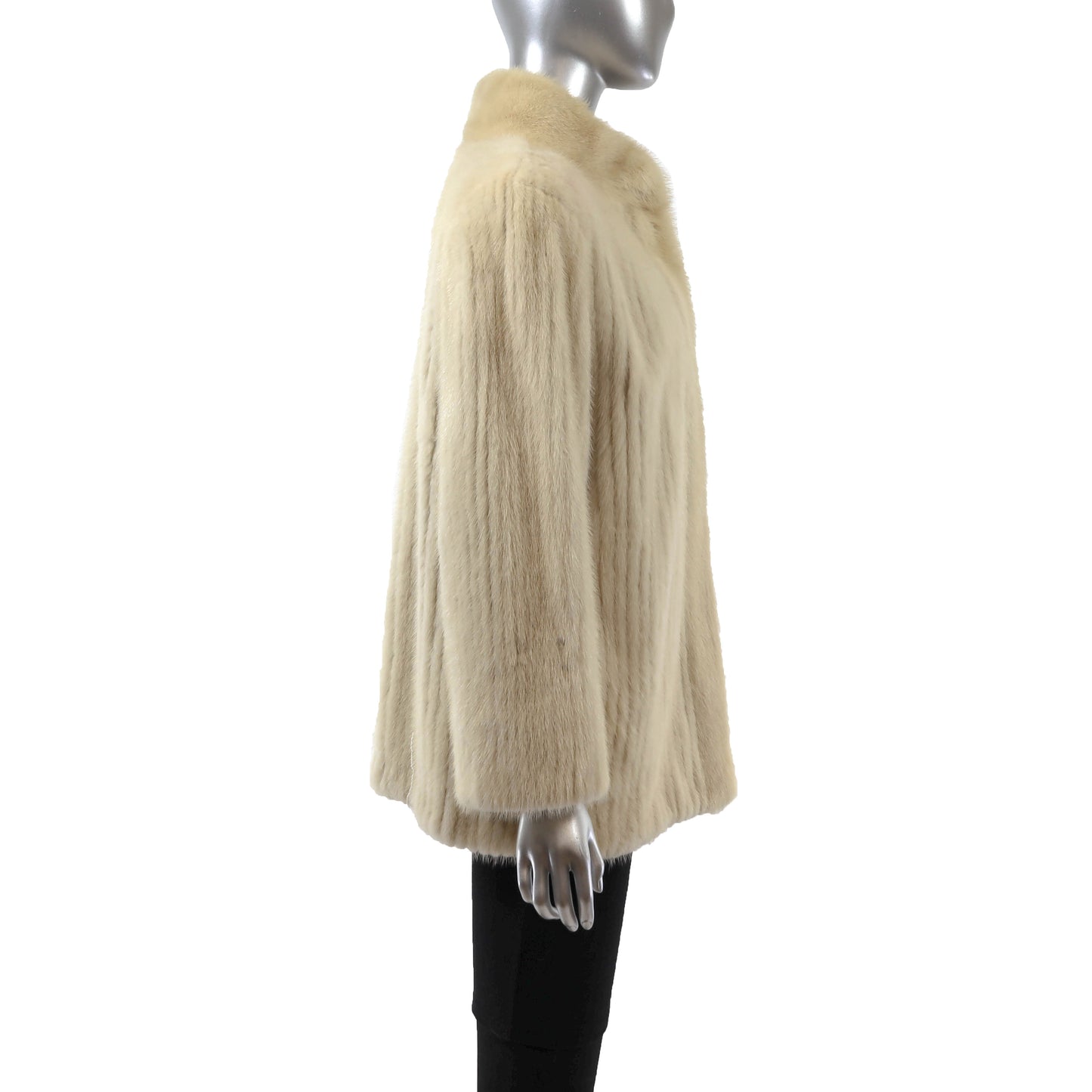 Pastel Corded Mink Jacket- Size M