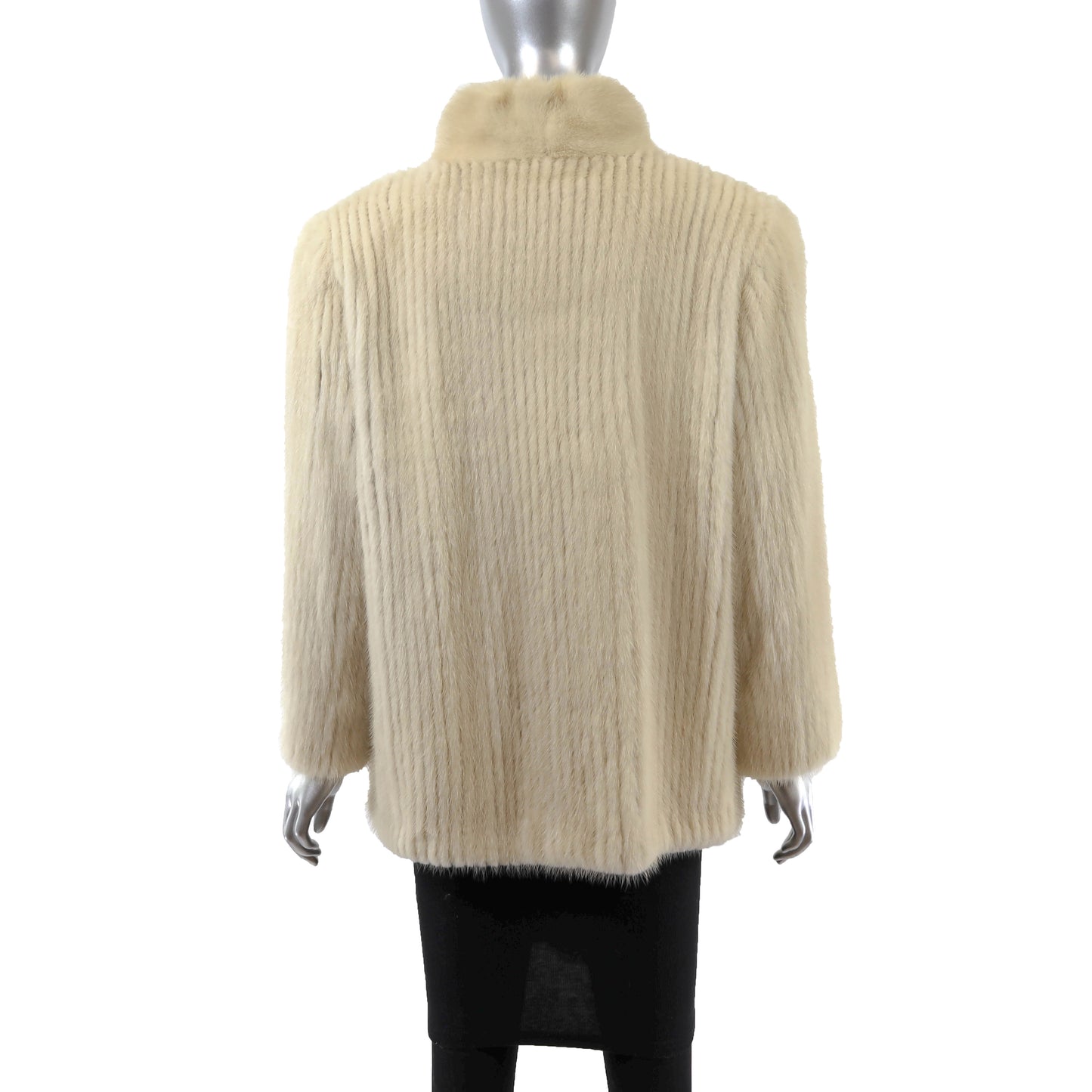 Pastel Corded Mink Jacket- Size M