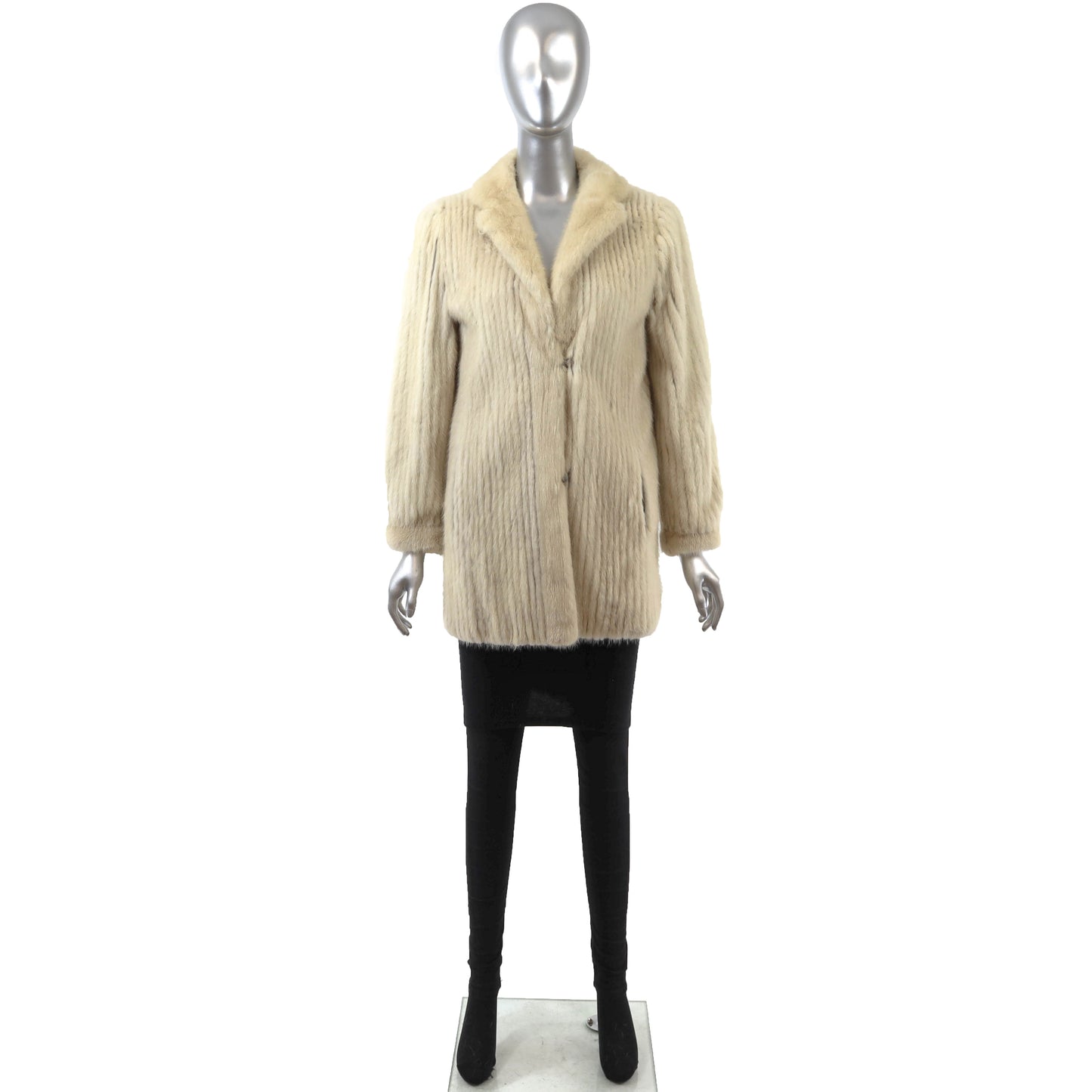 Beige Mink Corded Jacket- Size S