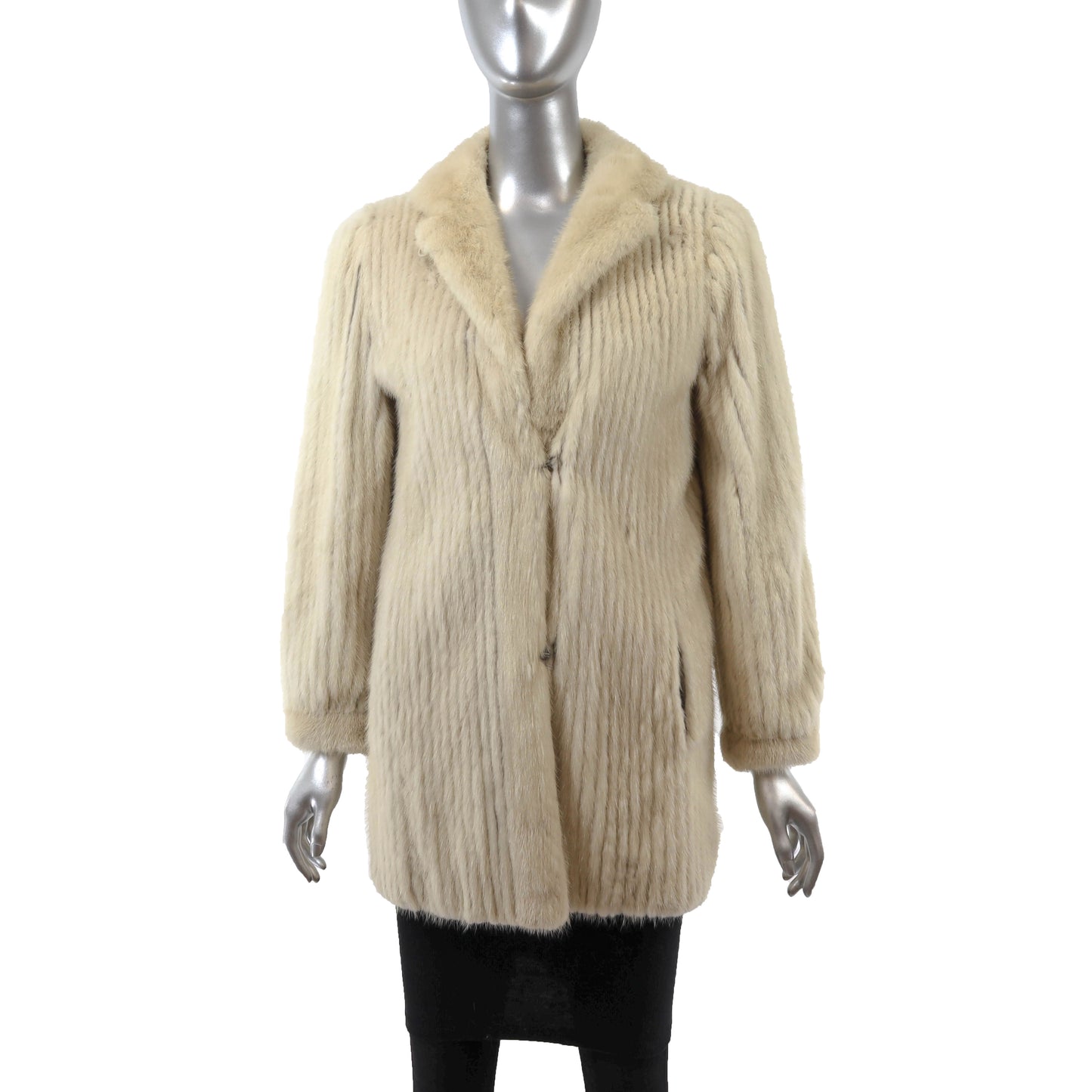 Beige Mink Corded Jacket- Size S