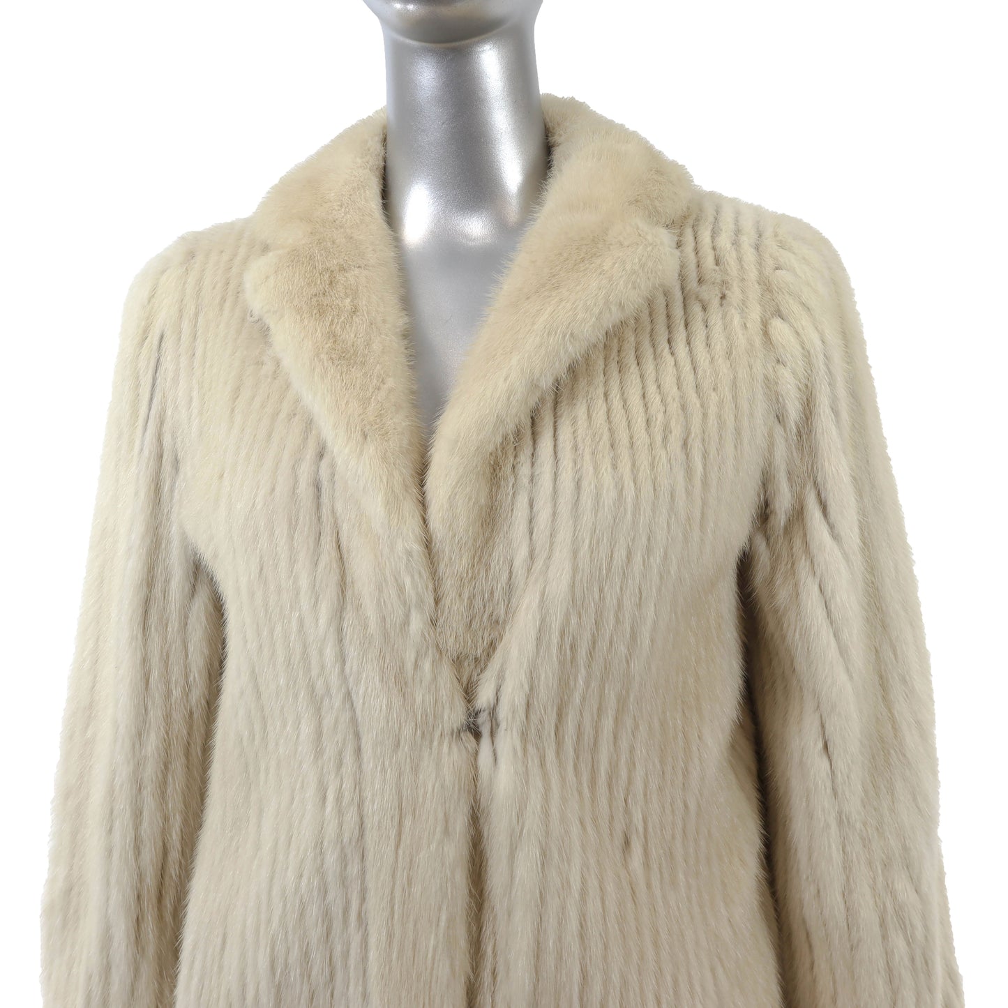 Beige Mink Corded Jacket- Size S