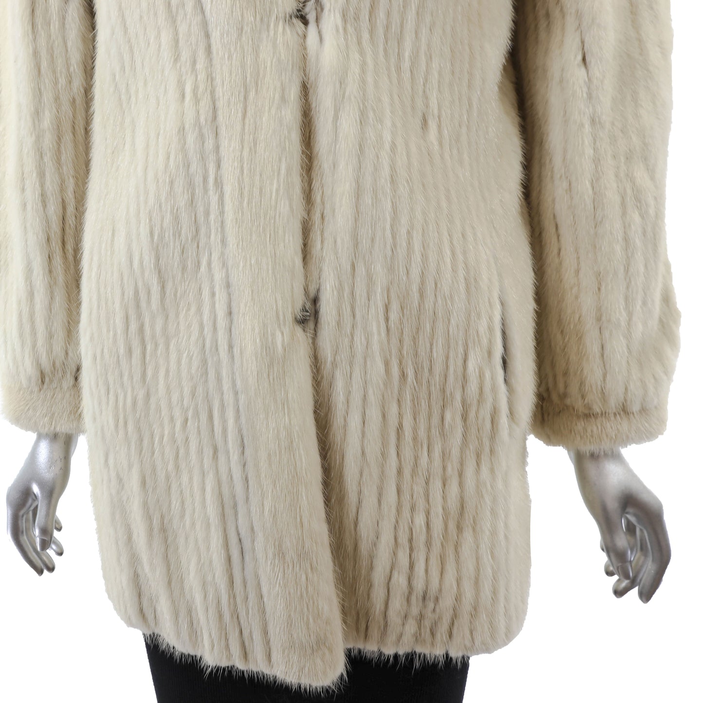 Beige Mink Corded Jacket- Size S