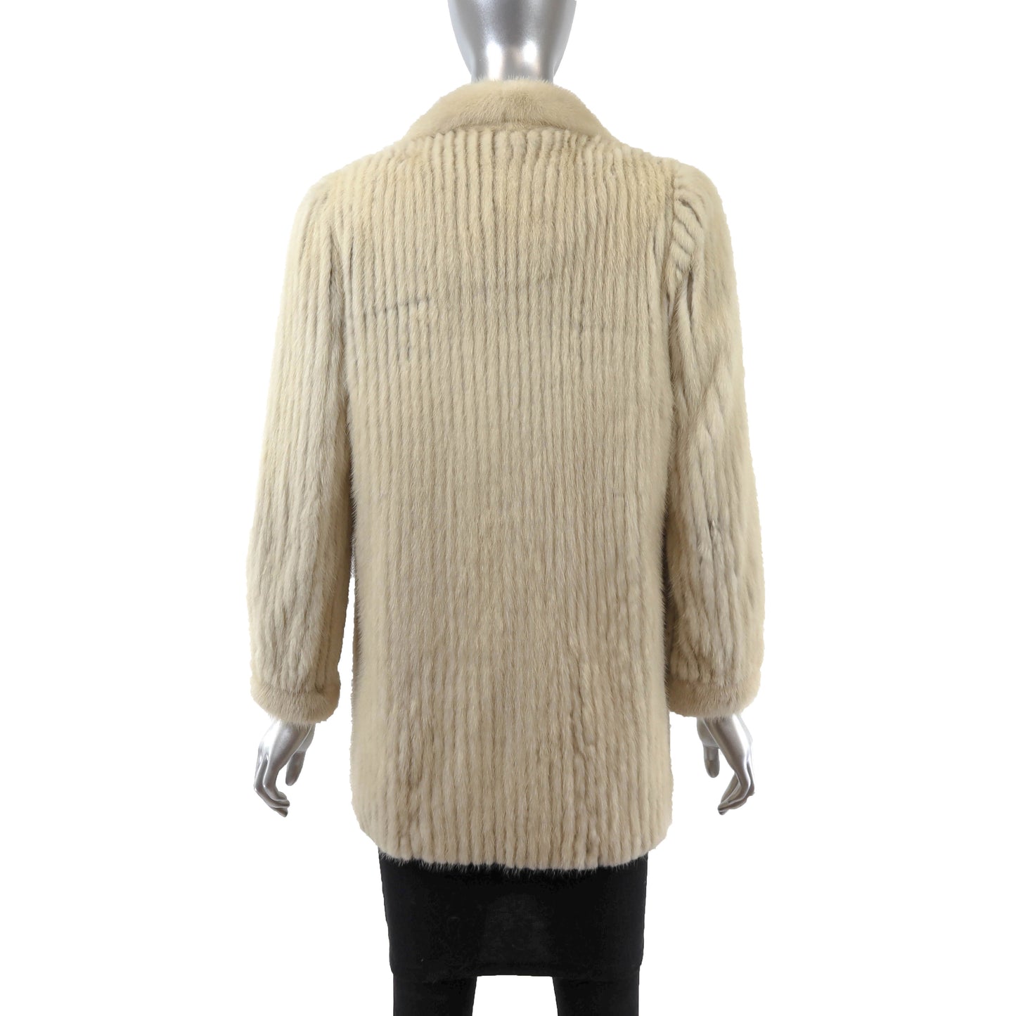 Beige Mink Corded Jacket- Size S