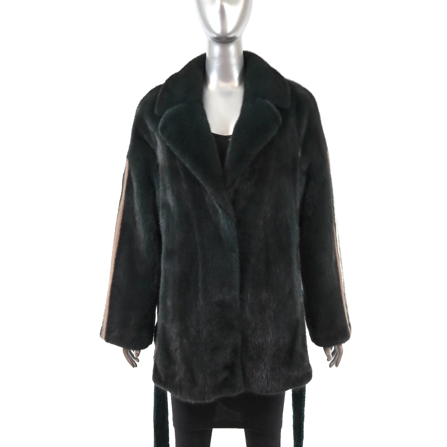 Emerald Mink and Shearling Jacket- Size M