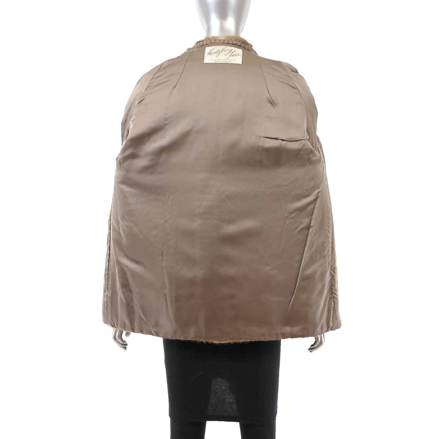 Light Brown Mink Jacket- Size M