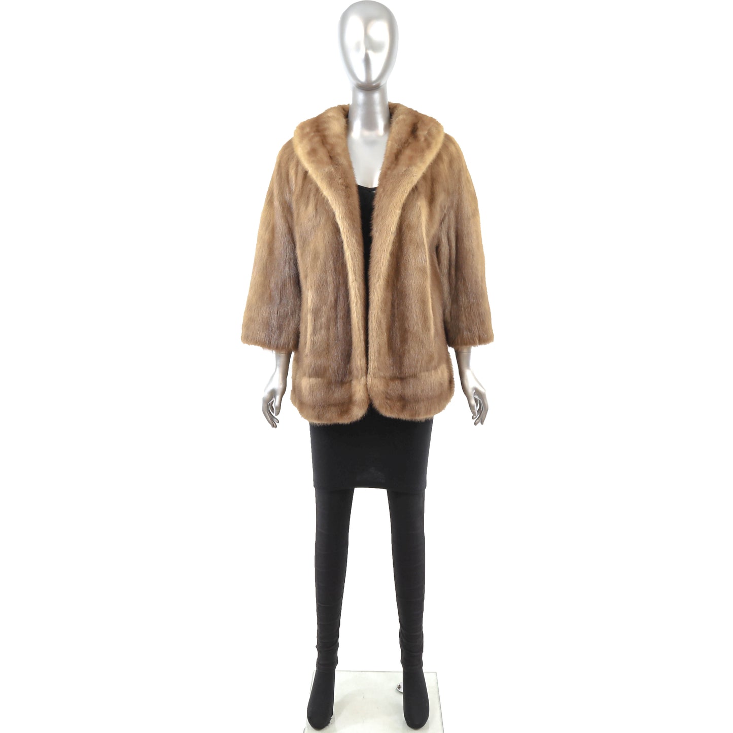 Light Brown Mink Jacket- Size M