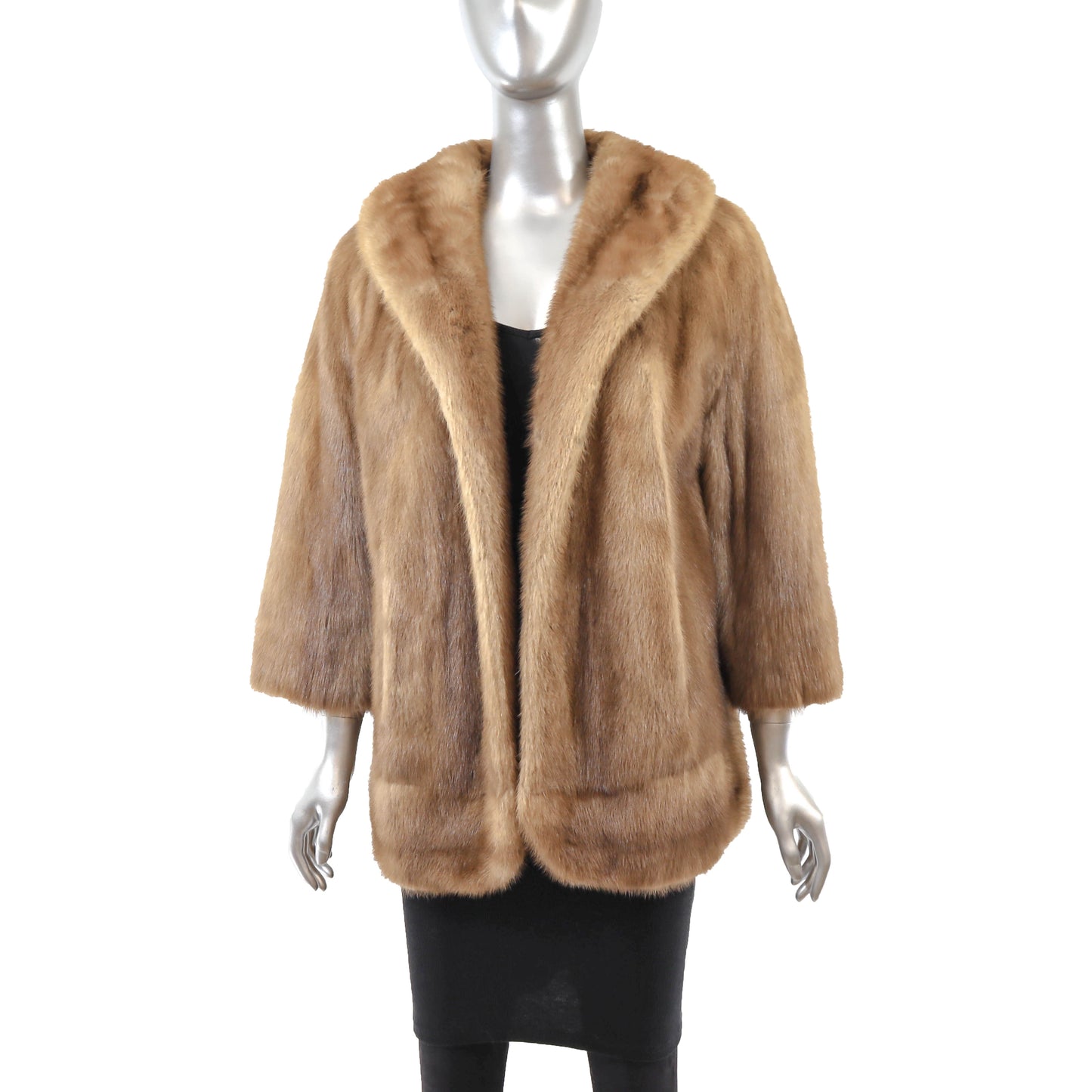 Light Brown Mink Jacket- Size M