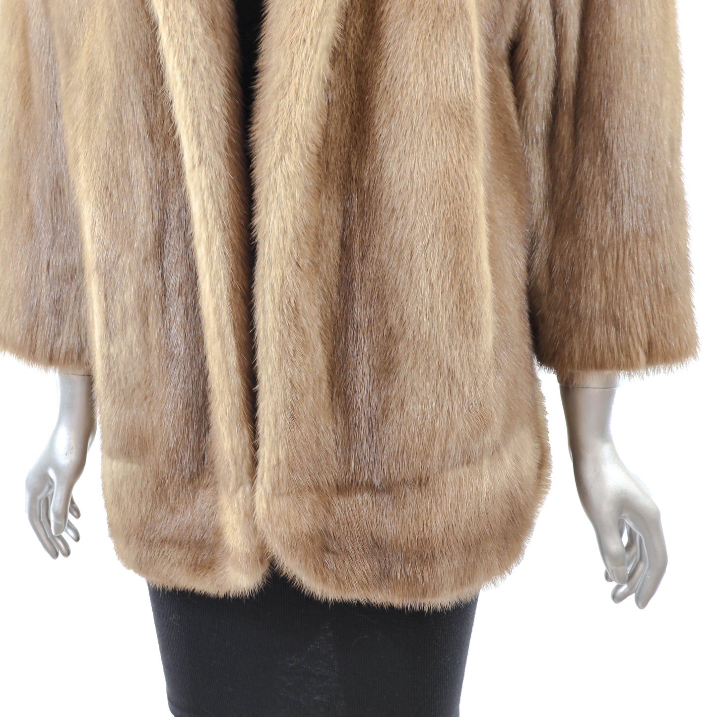 Light Brown Mink Jacket- Size M