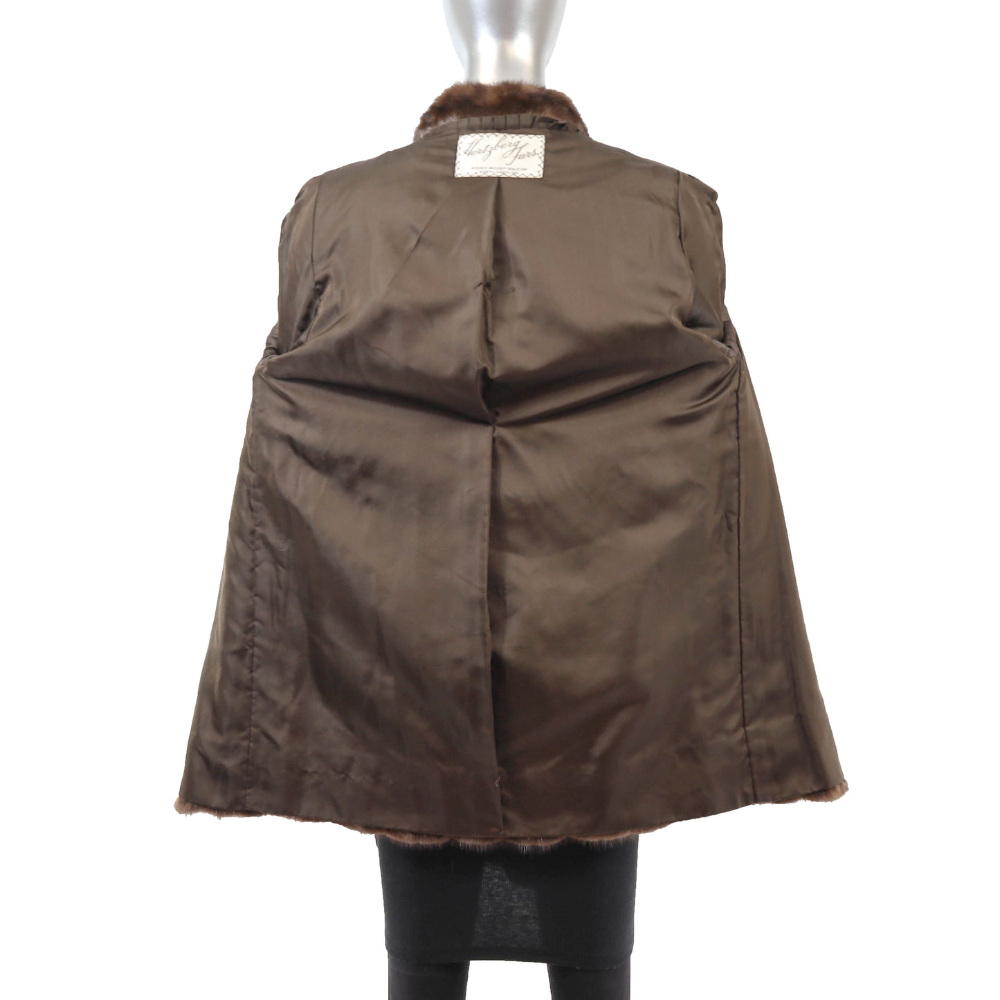 Brown Mink Jacket- Size M