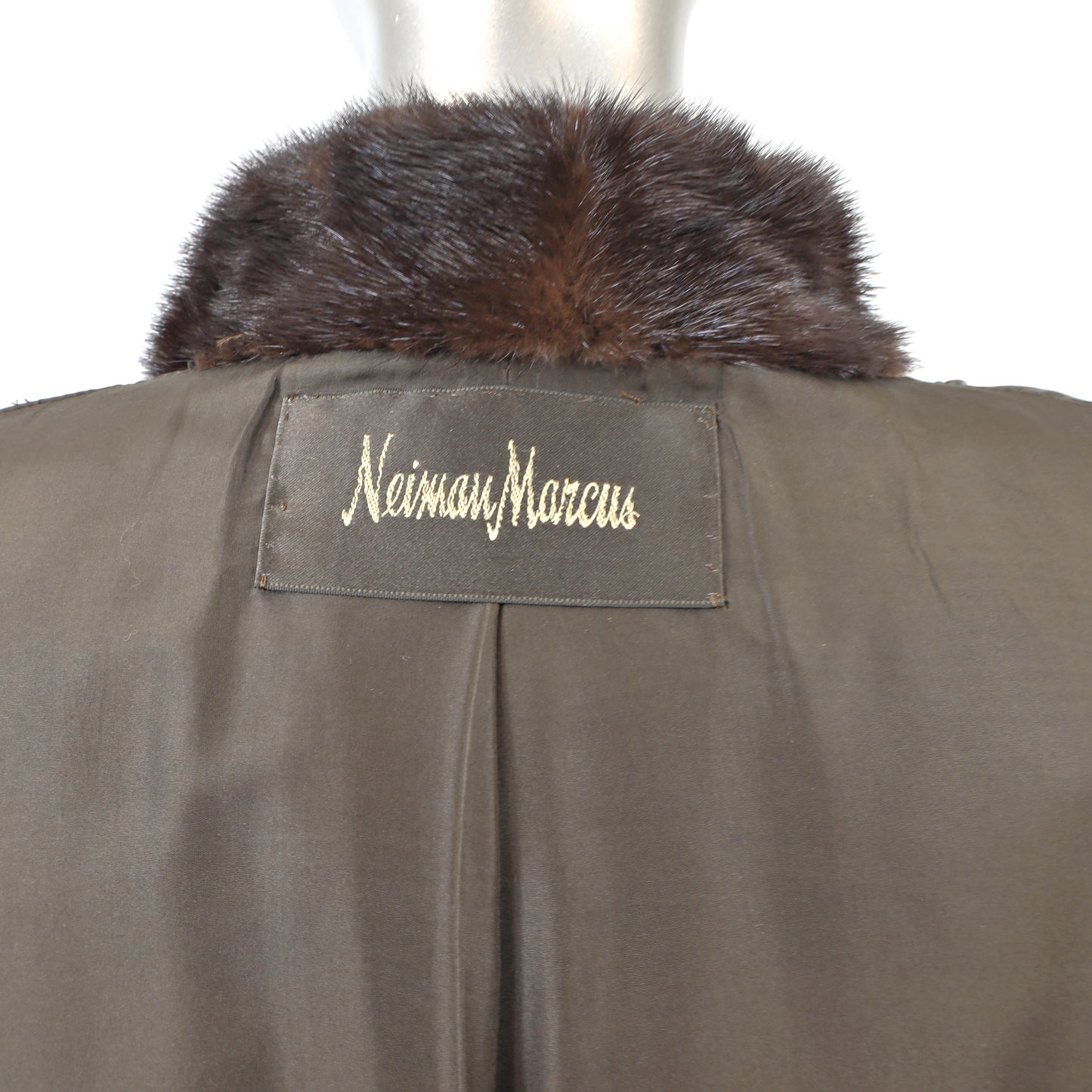 Neiman Marcus Brown Mink Jacket- Size XXL
