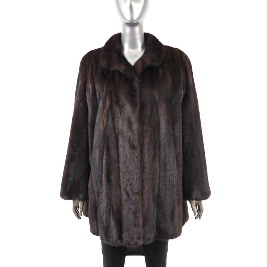 Neiman Marcus Brown Mink Jacket- Size XXL
