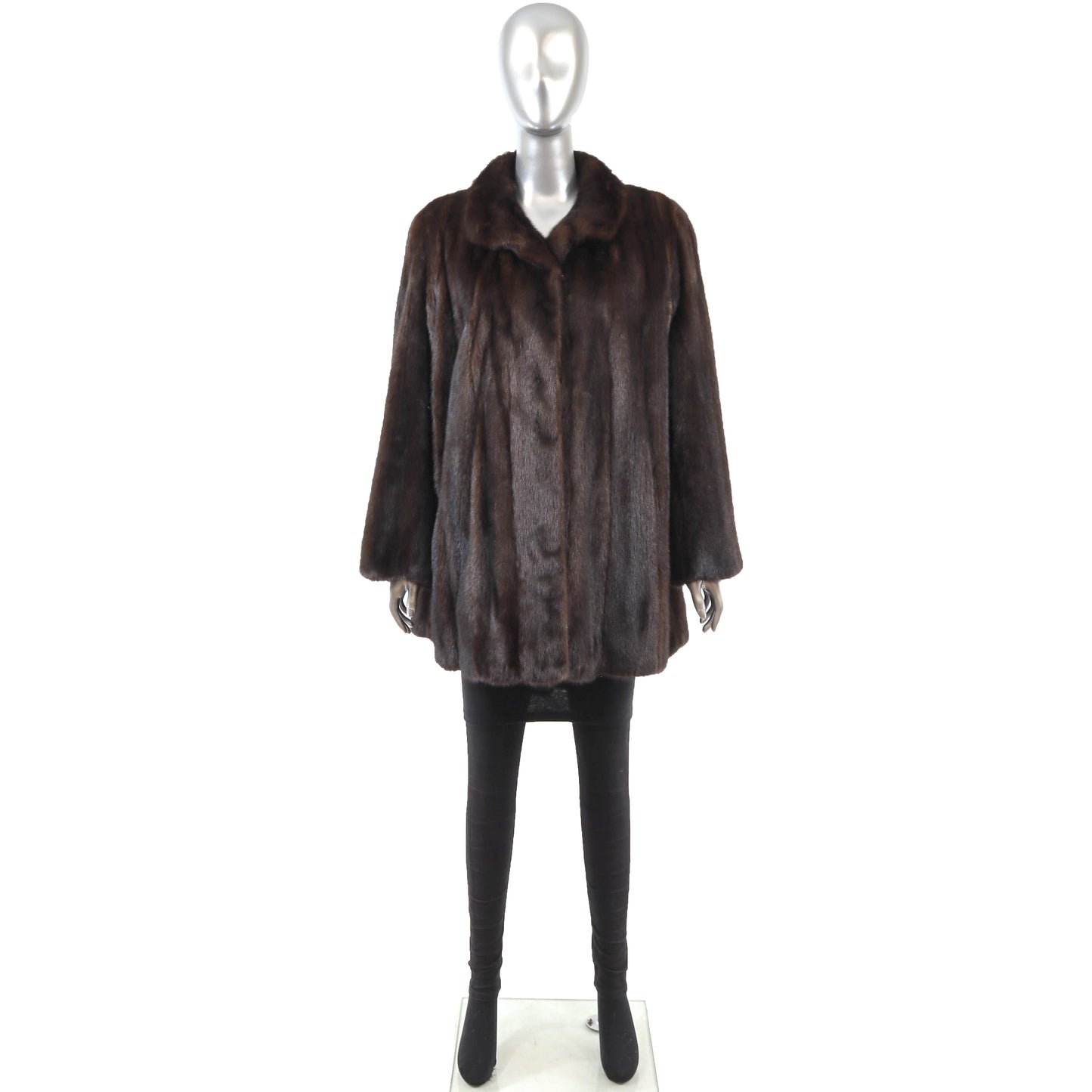 Neiman Marcus Brown Mink Jacket- Size XXL