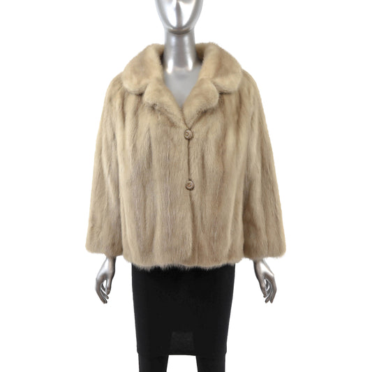 Pastel Mink Jacket- Size L