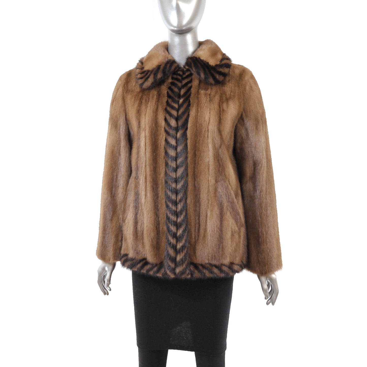 Light Brown Mink Jacket- Size M