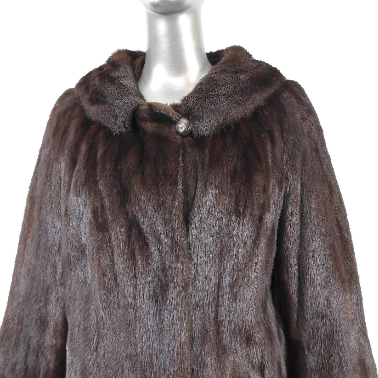 Dark Mahogany Mink Jacket- Size S