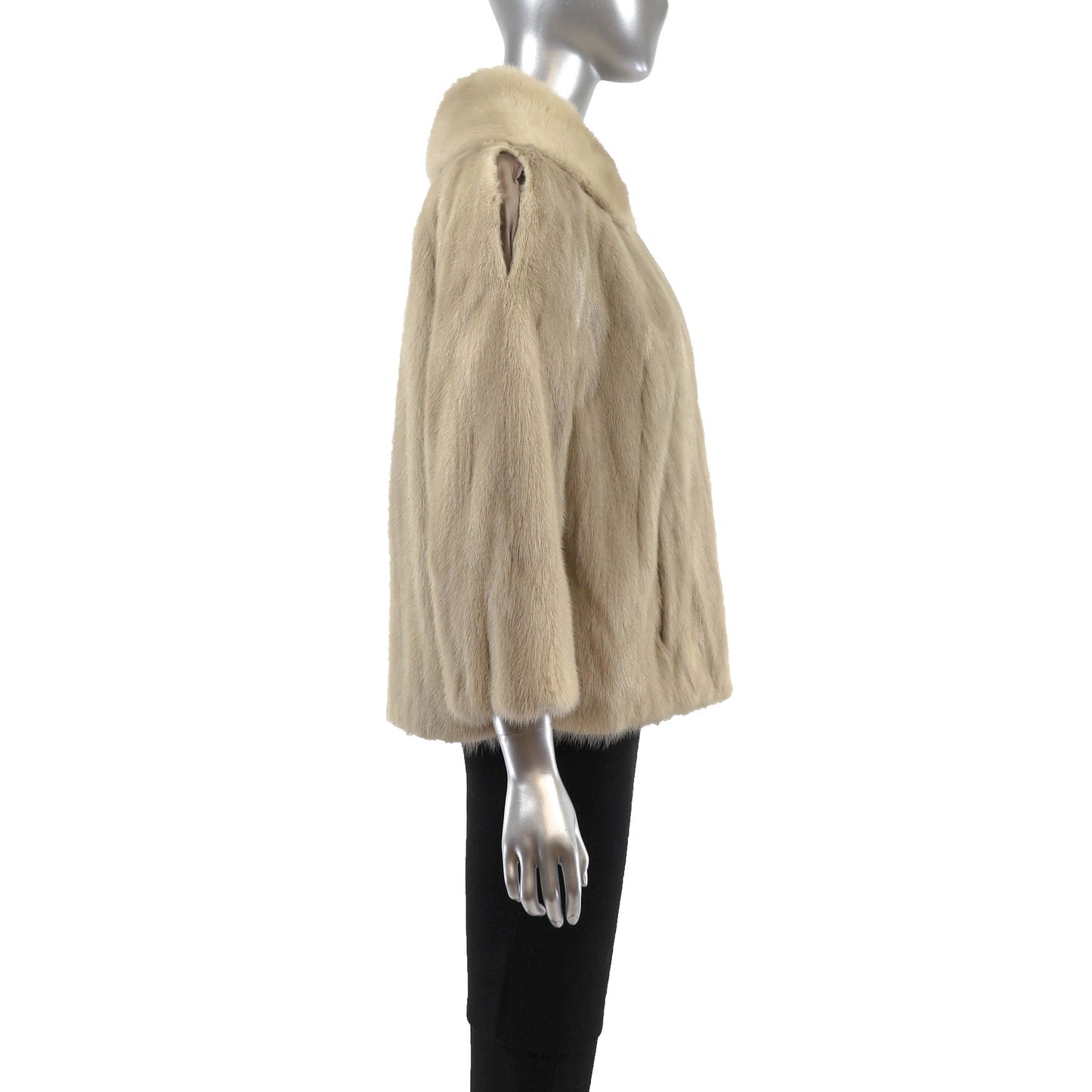 Tourmaline Mink Jacket- Size M