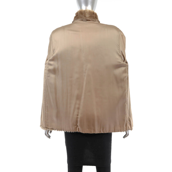 Autumn Haze Corded Mink Jacket- Size M