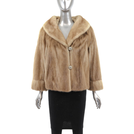 Pastel Mink Jacket- Size M