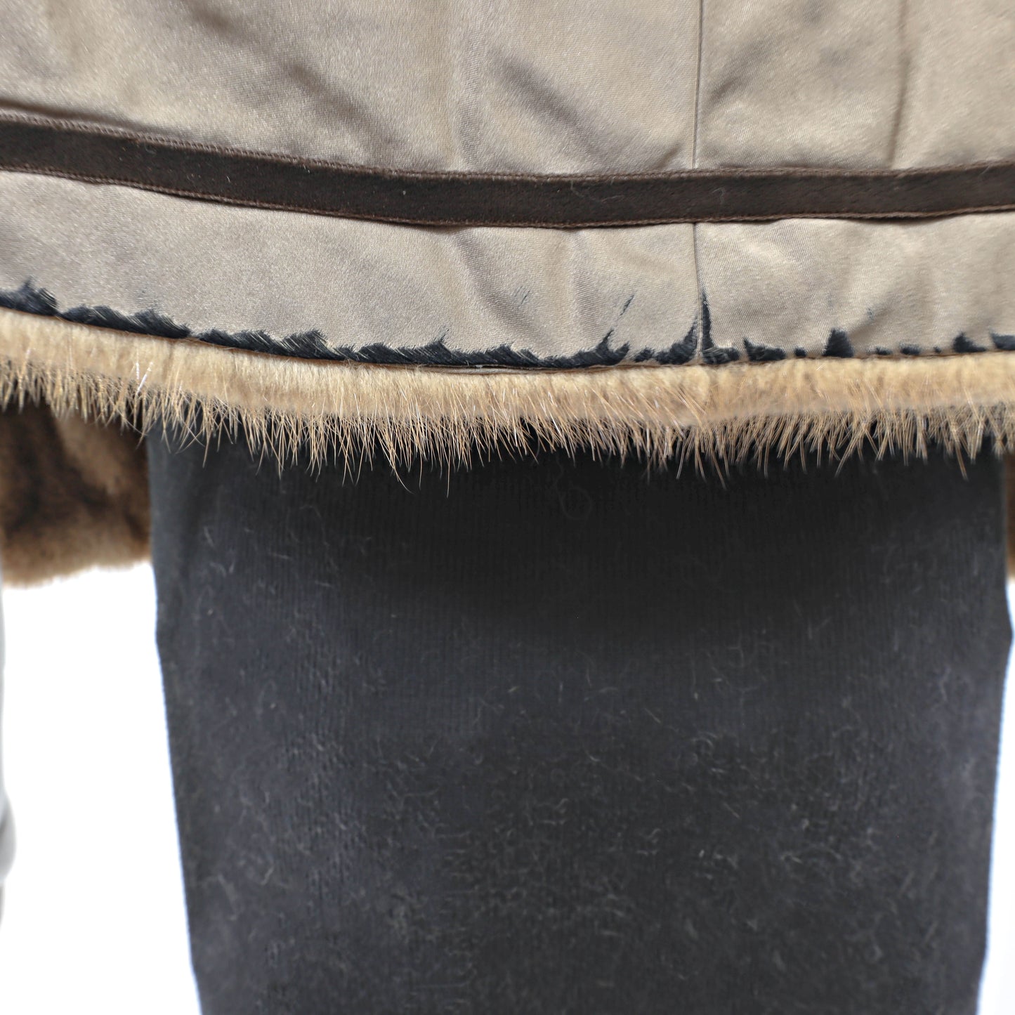 Light Brown Mink Stole- Size Free