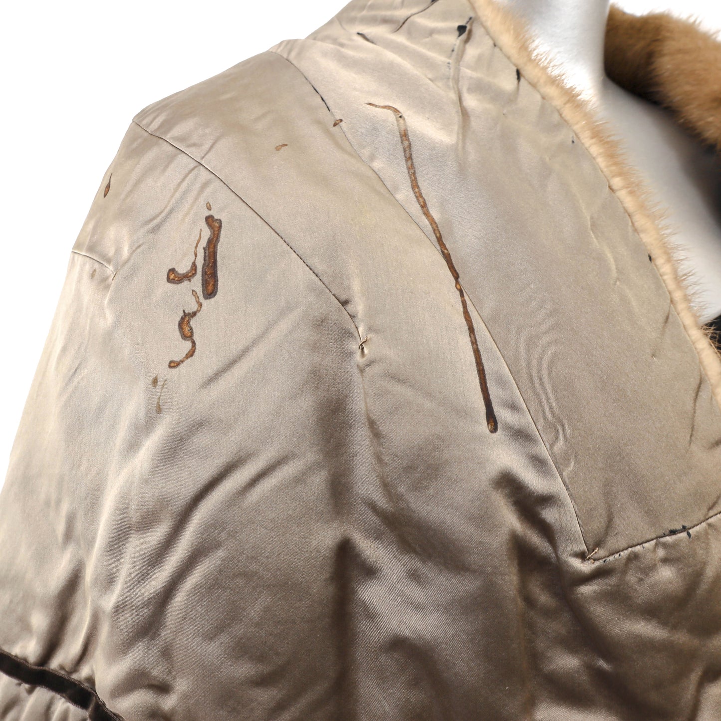 Light Brown Mink Stole- Size Free