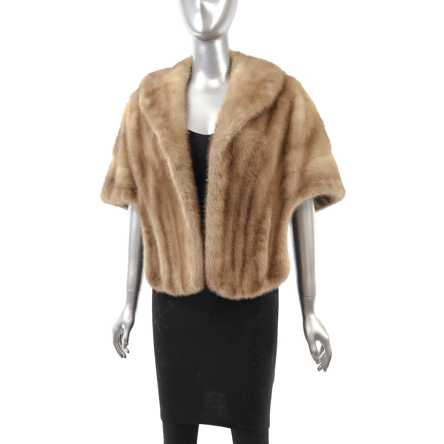 Light Brown Mink Stole- Size Free